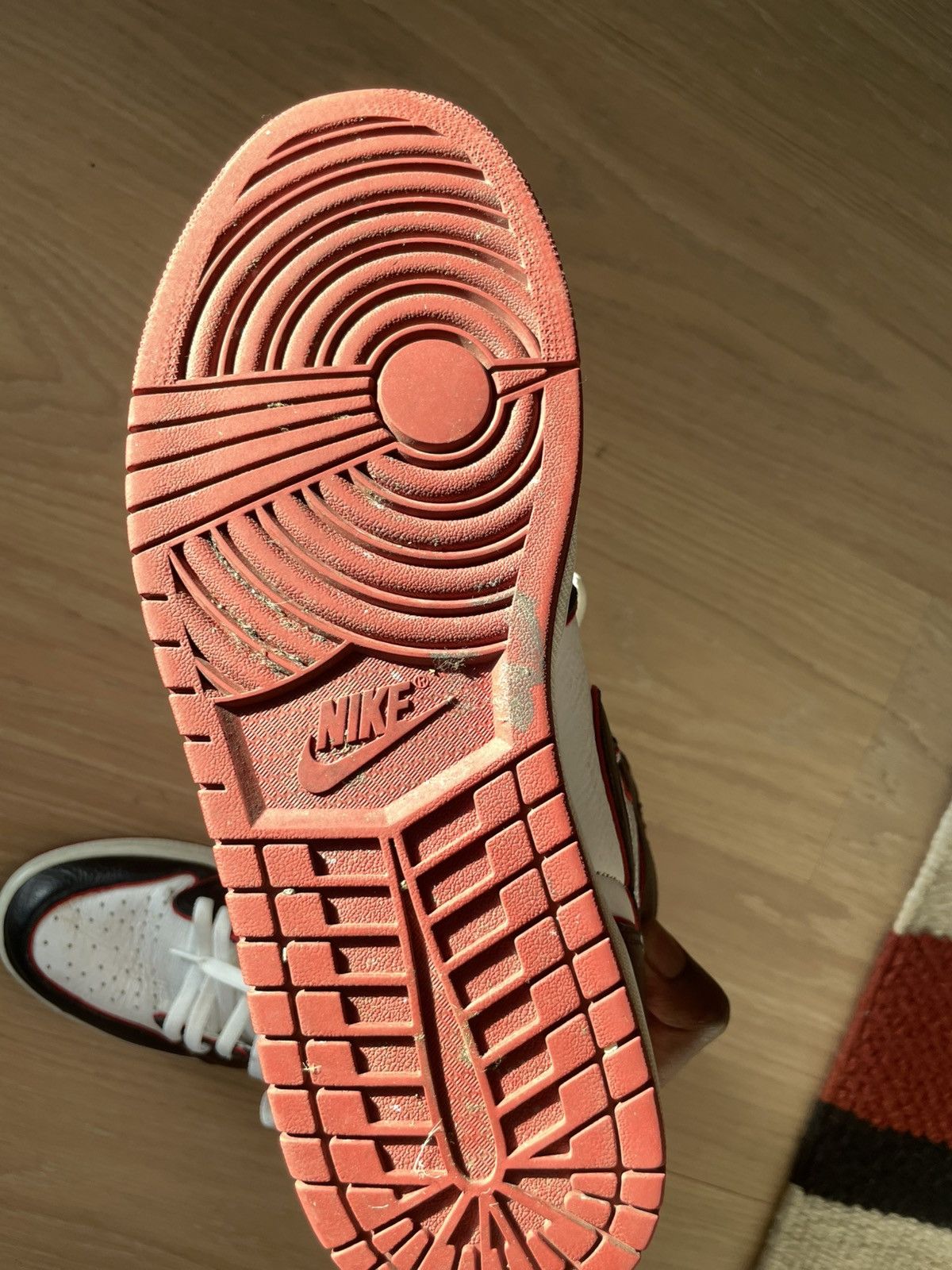 Jordan Brand Air Jordan 1 Retro High OG 'Bloodline' 2019 Size US 12 / EU 45 - 11 Thumbnail