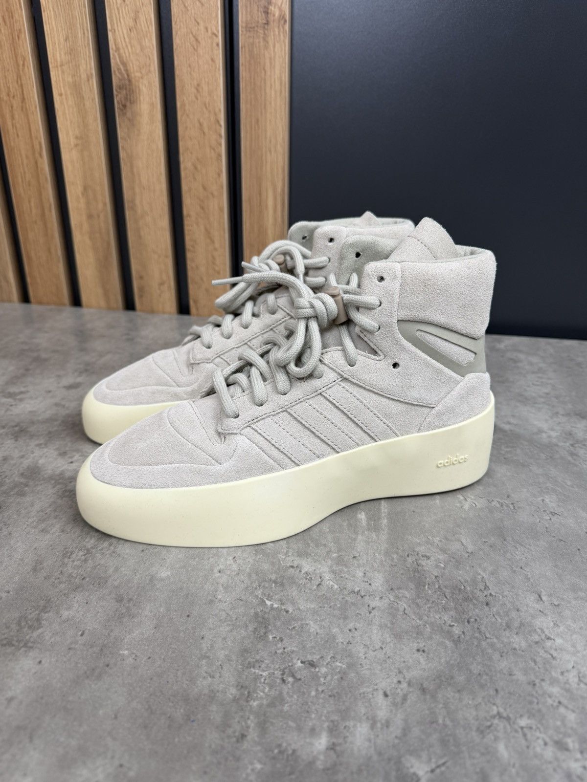 Adidas × Fear of God Adidas x Fear of God Athletics 86 High Sesame Sneakers Size US 7.5 / EU 40-41 - 2 Thumbnail