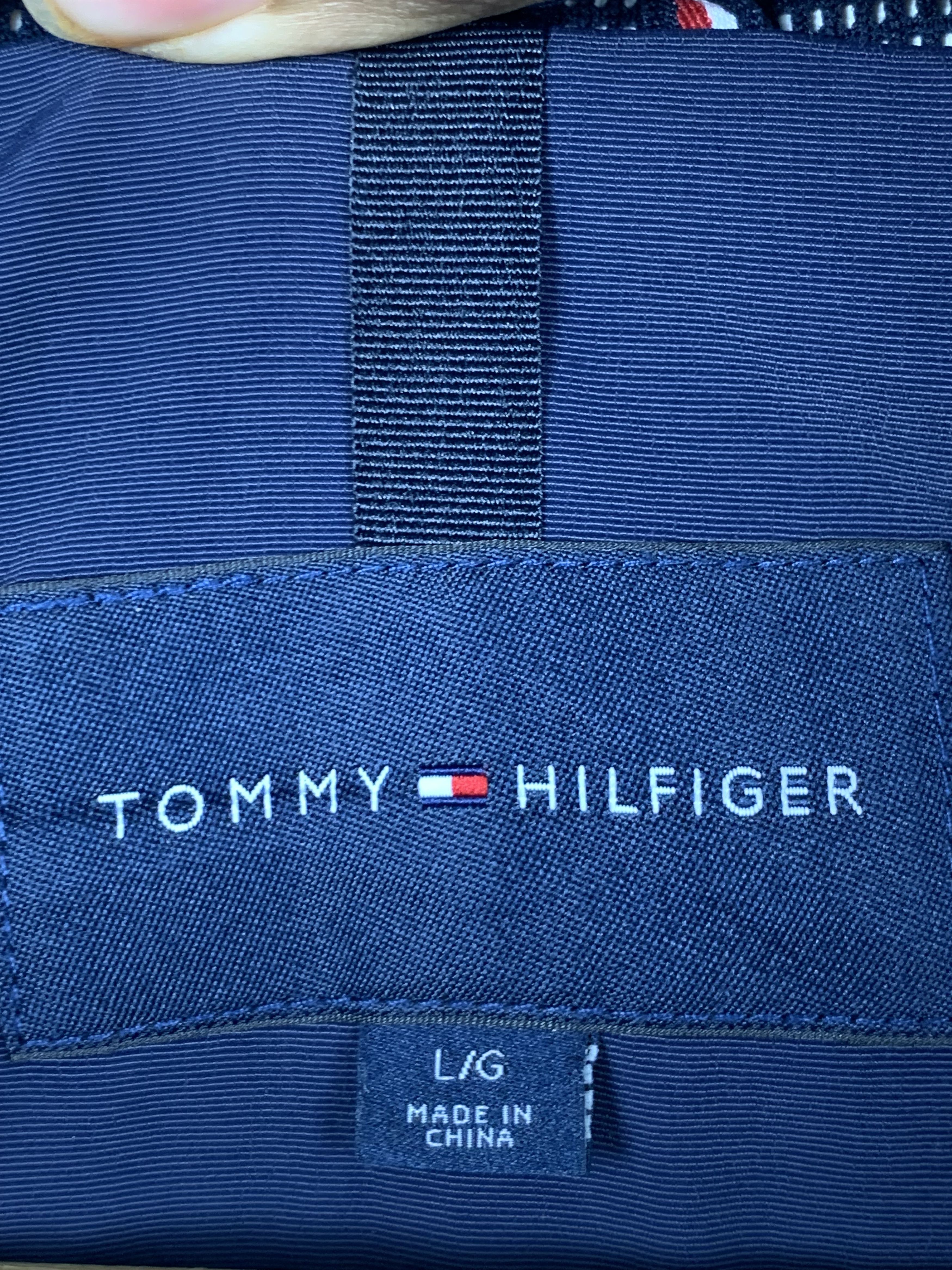 Tommy Hilfiger Vintage Tommy Hilfiger Hoodie Zipper Jacket J1244 Size US L / EU 52-54 / 3 - 5 Thumbnail