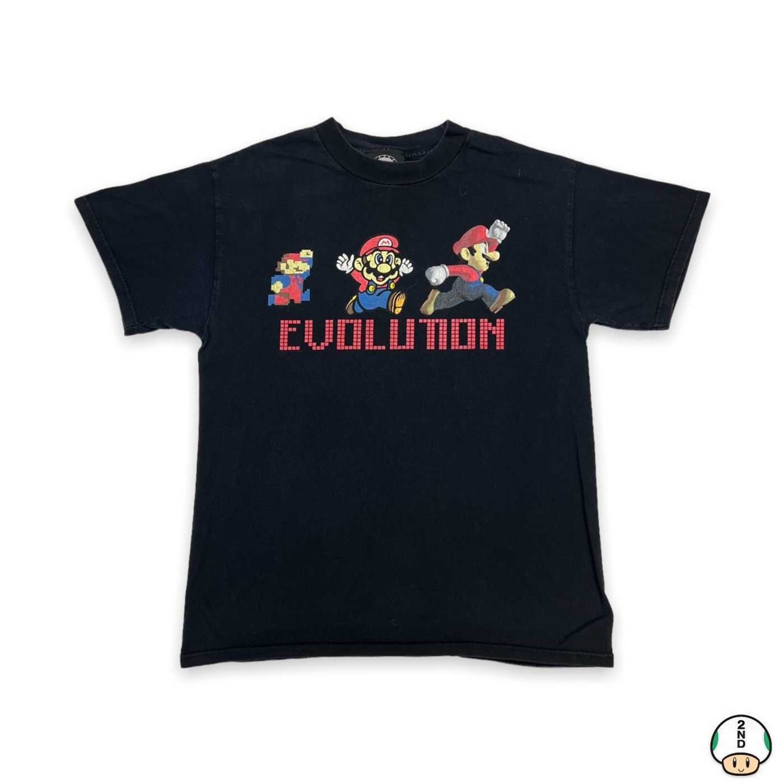 Nintendo × Vintage Vintage Y2K Nintendo Mario T Shirt Evolution Video Game Tee Size US M / EU 48-50 / 2 - 1 Thumbnail