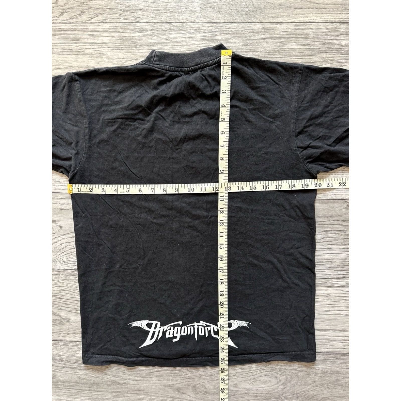 Vintage VINTAGE DragonForce Inhuman Rampage Tour T-Shirt Black M Mens Band Shirt 2000s Heavy Metal Shirt Size US M / EU 48-50 / 2 - 3 Thumbnail