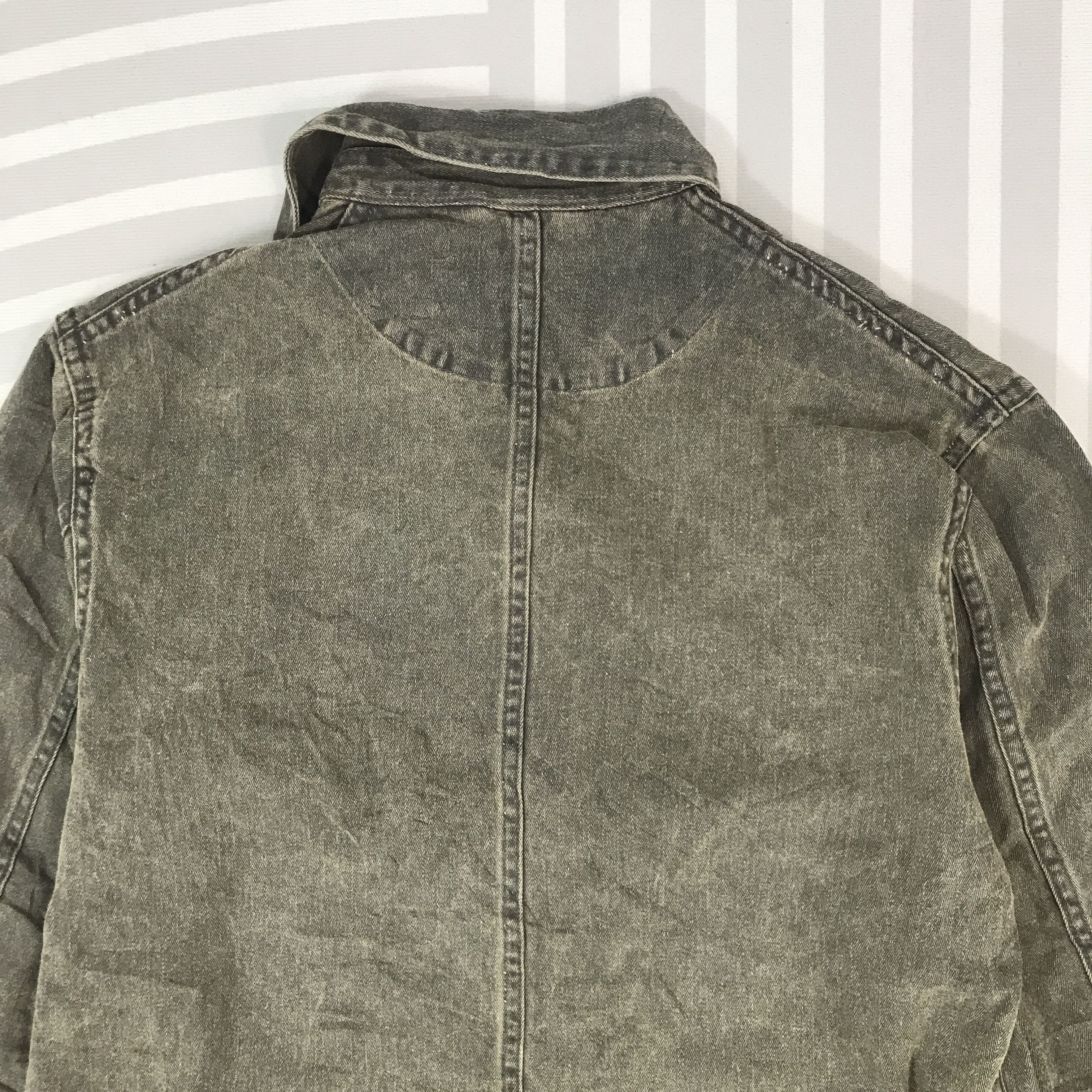 Danton × Vintage Vintage Danton Black faded Button Jacket Size US L / EU 52-54 / 3 - 4 Thumbnail