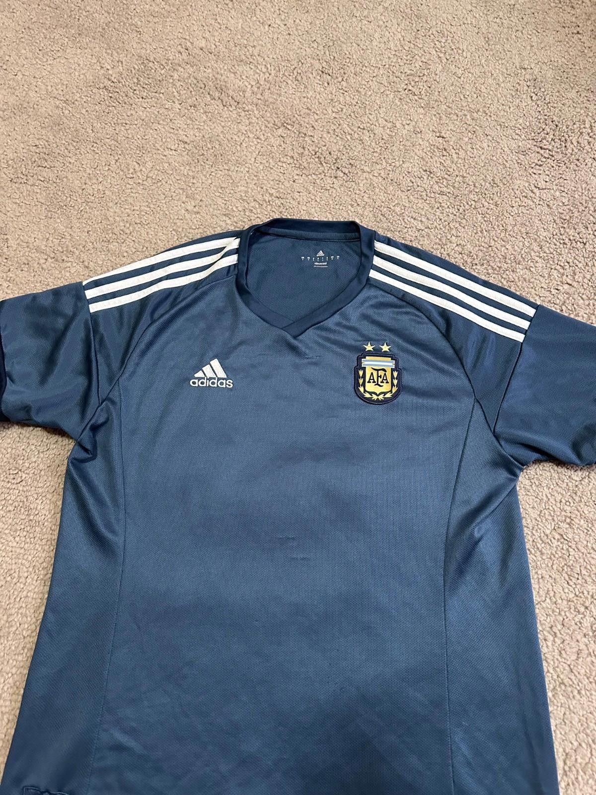 Adidas ARGENTINA ADIDAS 2015 2016 AWAY FOOTBALL SOCCER JERSEY Size US L / EU 52-54 / 3 - 3 Thumbnail