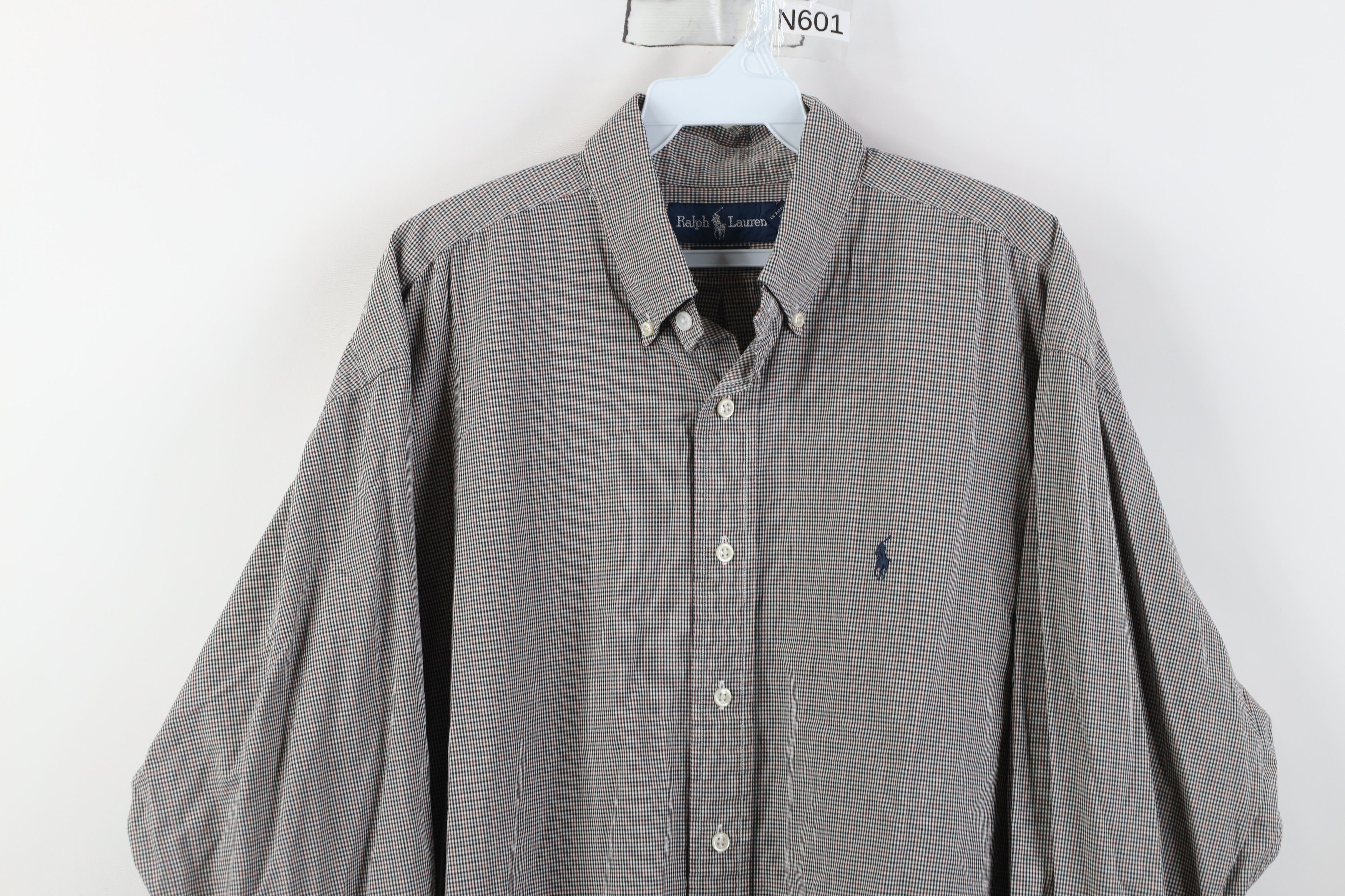 Ralph Lauren Vintage 90s Ralph Lauren Collared Button Down Shirt Plaid Size US L / EU 52-54 / 3 - 2 Thumbnail