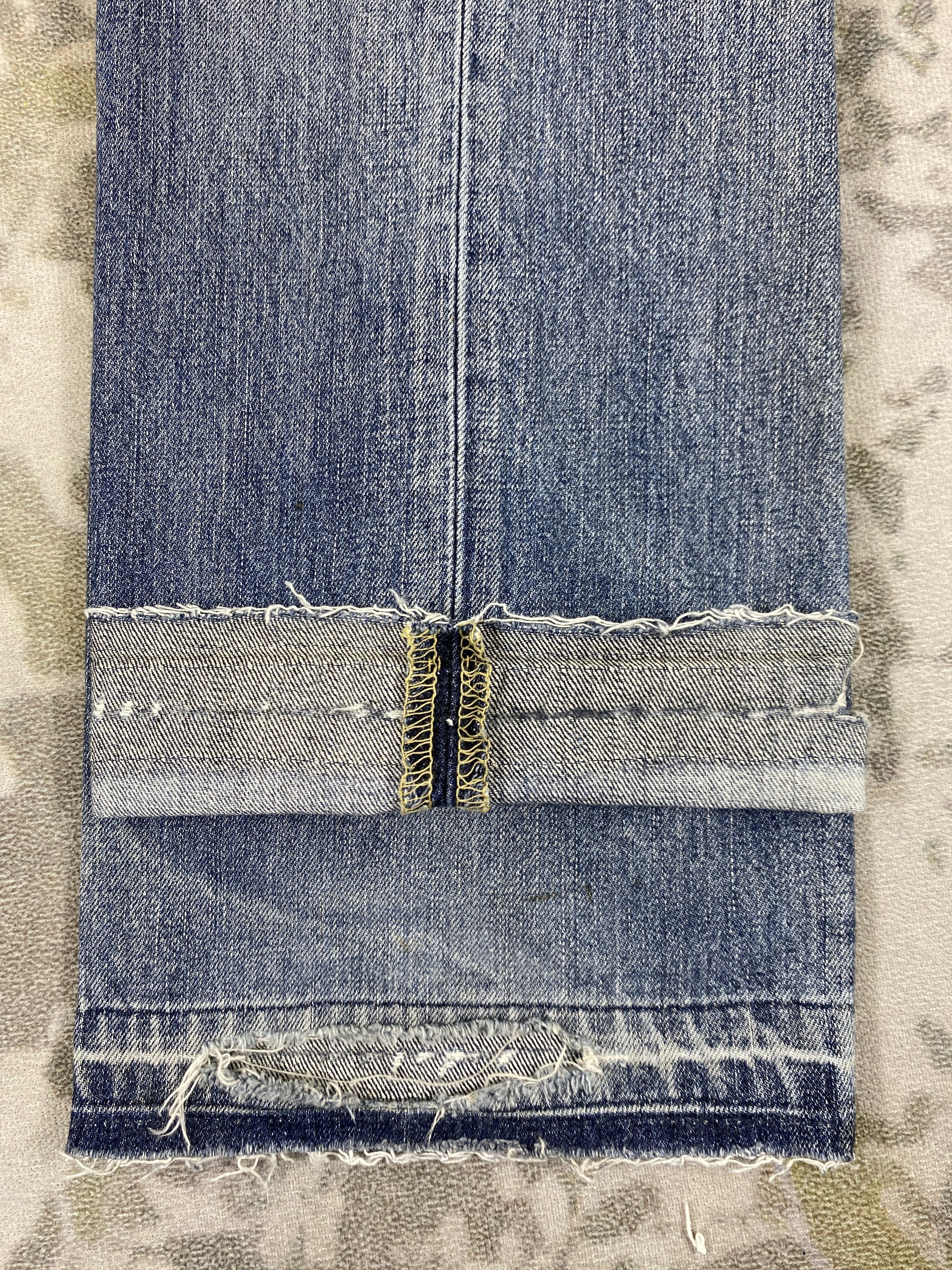 Kapital Distressed Vintage Levi's 502 Kapital Style Size US 29 - 12 Thumbnail