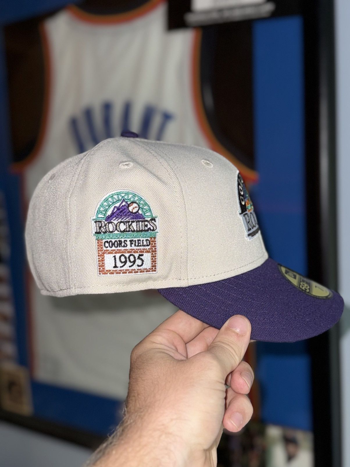 Hat Club Hat Club Exclusive Colorado Rockies Stone Dome Size 7 1/4 Size ONE SIZE - 2 Thumbnail
