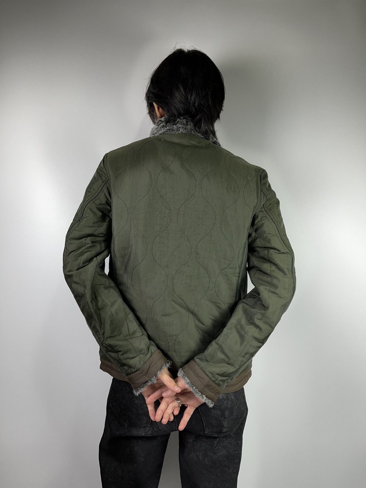 If Six Was Nine × Japanese Brand × Le Grande Bleu (L.G.B.) Stock holder faux fur jacket vkei style japan Size US M / EU 48-50 / 2 - 4 Thumbnail