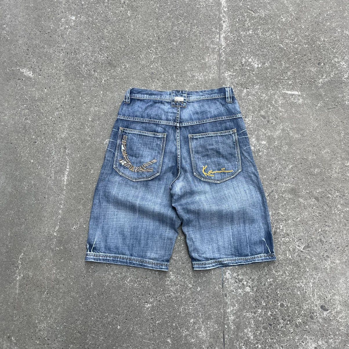 Karl Kani × Vintage Vintage 00s Karl Kani Baggy Denim Hip Hop Shorts Size US 32 / EU 48 - 1 Thumbnail