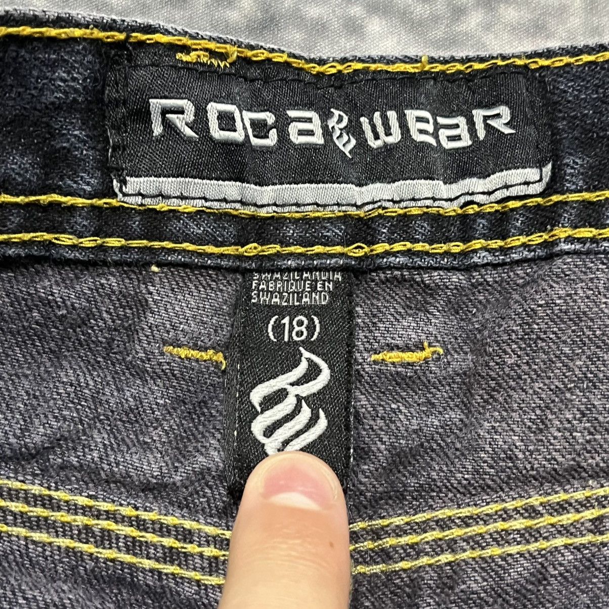 Rocawear VINTAGE Y2K ROCAWEAR BAGGY JORTS GRUNGE SKATER SHORTS SZ 29 Size US 29 - 6 Thumbnail