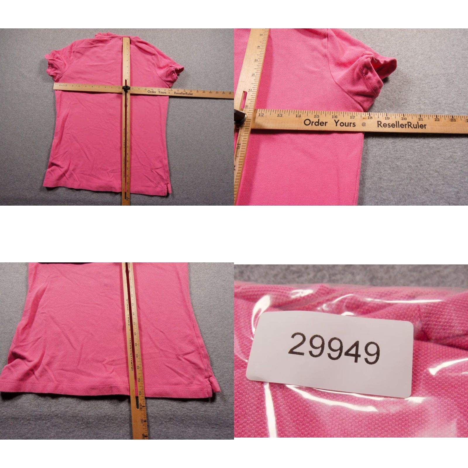 RLX Ralph Lauren Polo Jeans Ralph Lauren Shirt Womens Medium Pink Short Sleeve Ruffle Ladies Size M / US 6-8 / IT 42-44 - 8 Thumbnail