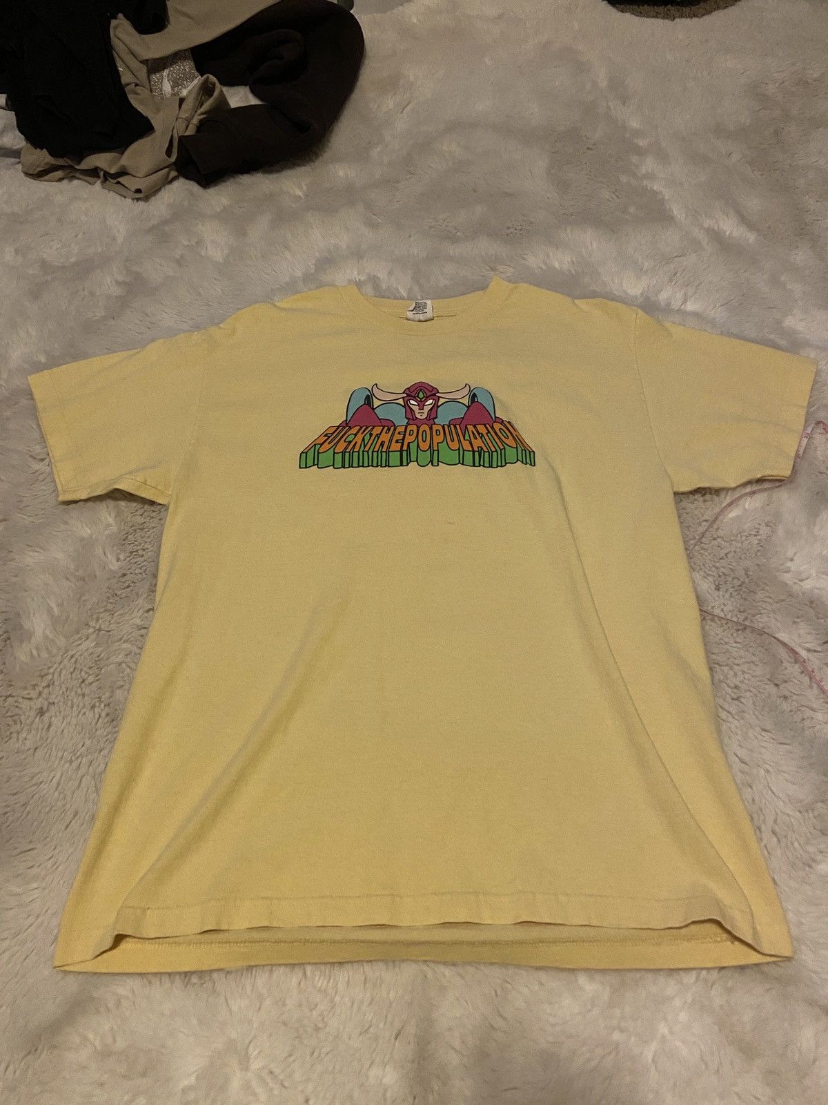 Fuck The Population Fuck The Population ‘Destroyer’ Yellow T-Shirt Size US L / EU 52-54 / 3 - 2 Thumbnail