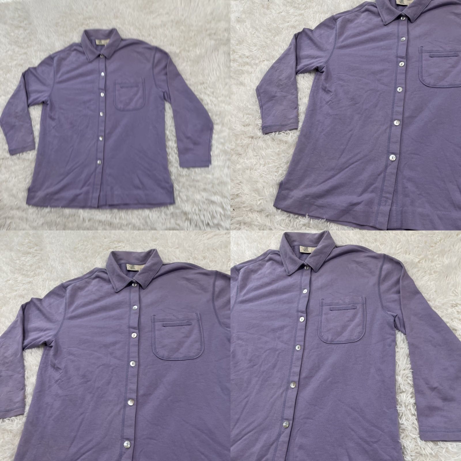 Vintage VINTAGE St. Johns Bay Womens M Button Knit Purple Lilac Soft Warm Adult L Size M / US 6-8 / IT 42-44 - 10 Thumbnail