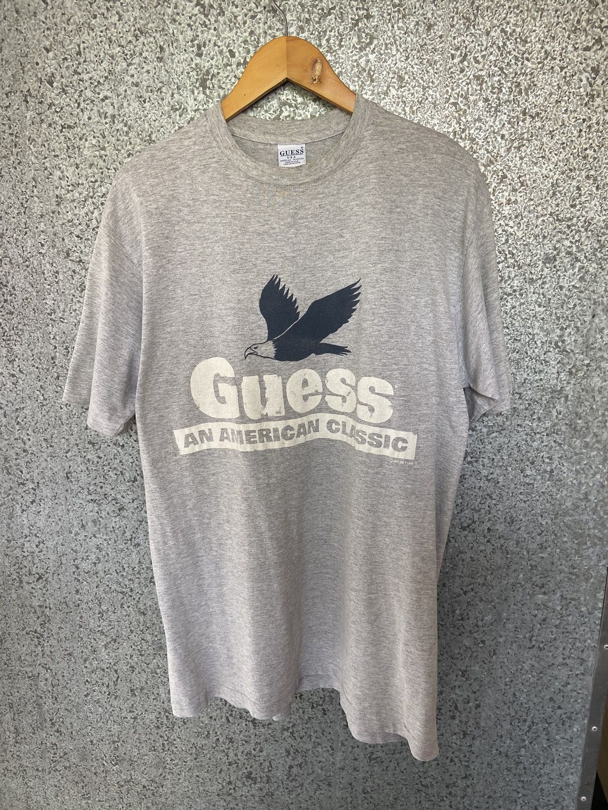 Georges Marciano 🔥 Vintage 90s Vintage Guess t shirt american vintage Size US L / EU 52-54 / 3 - 1 Thumbnail