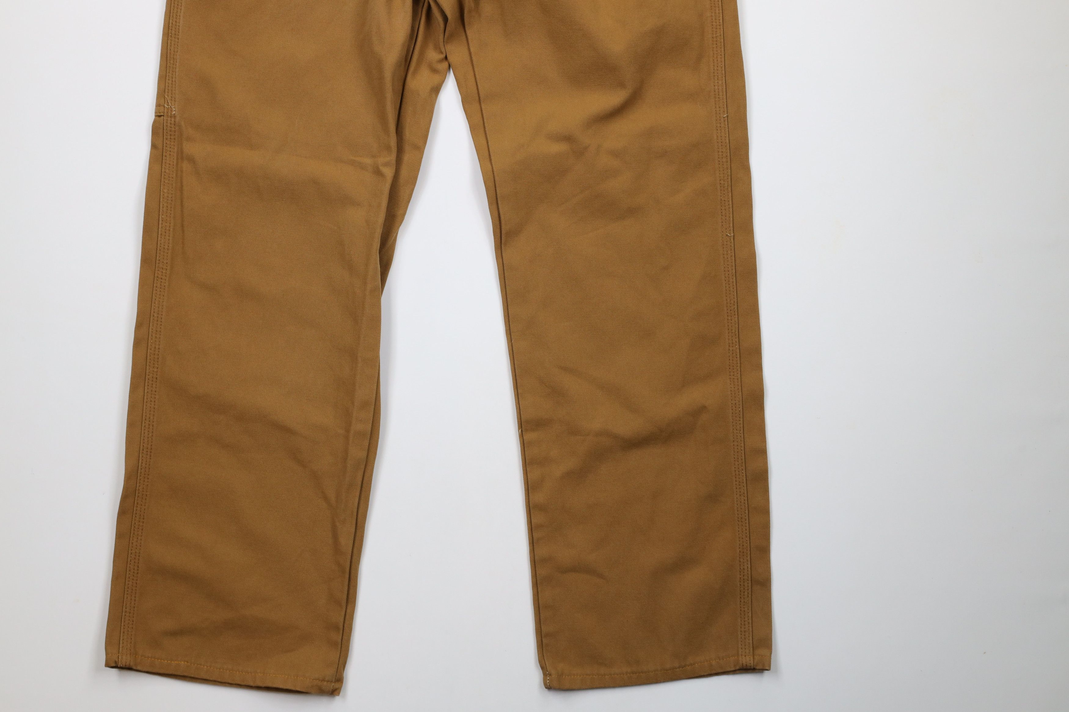 Dickies × Vintage Vintage Dickies Out Wide Leg Canvas Dungaree Pants Brown Size US 34 / EU 50 - 4 Thumbnail