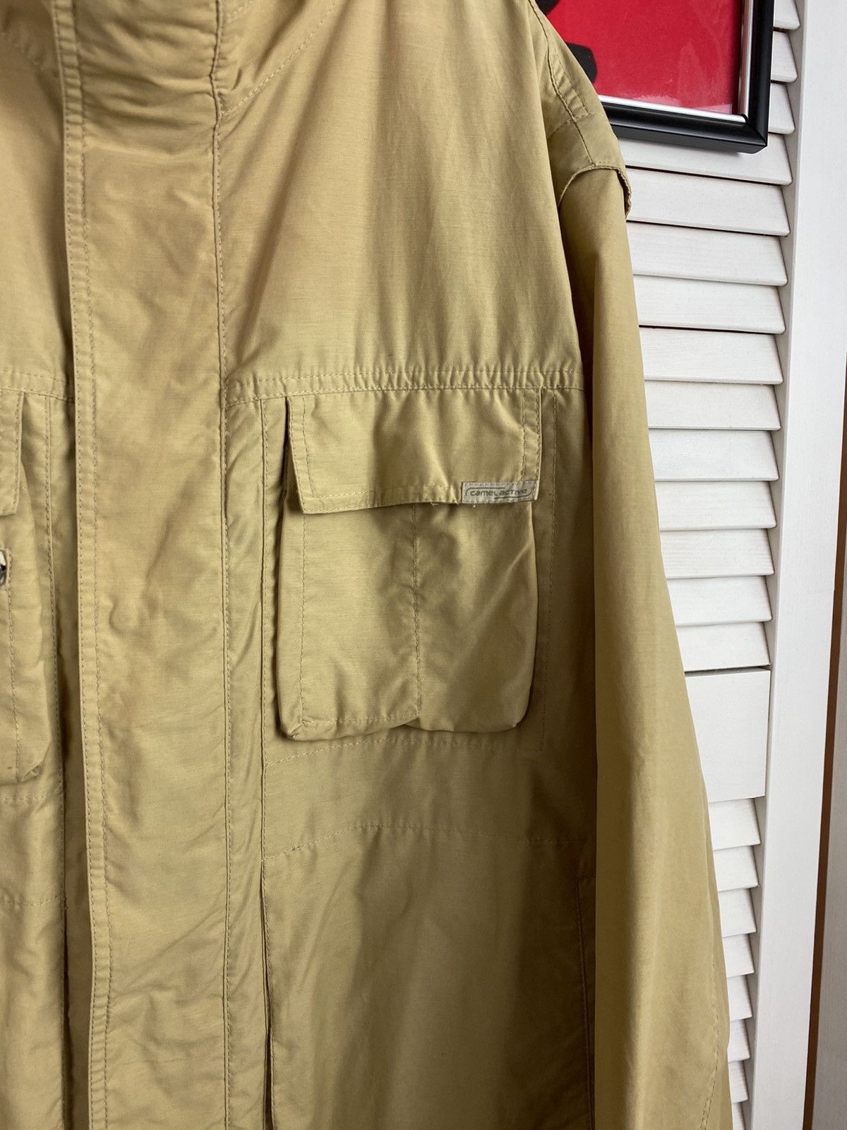 camel active Vintage Bomber Jacket Camel Active Multi-pocket Fishing Y2k Size US L / EU 52-54 / 3 - 4 Thumbnail