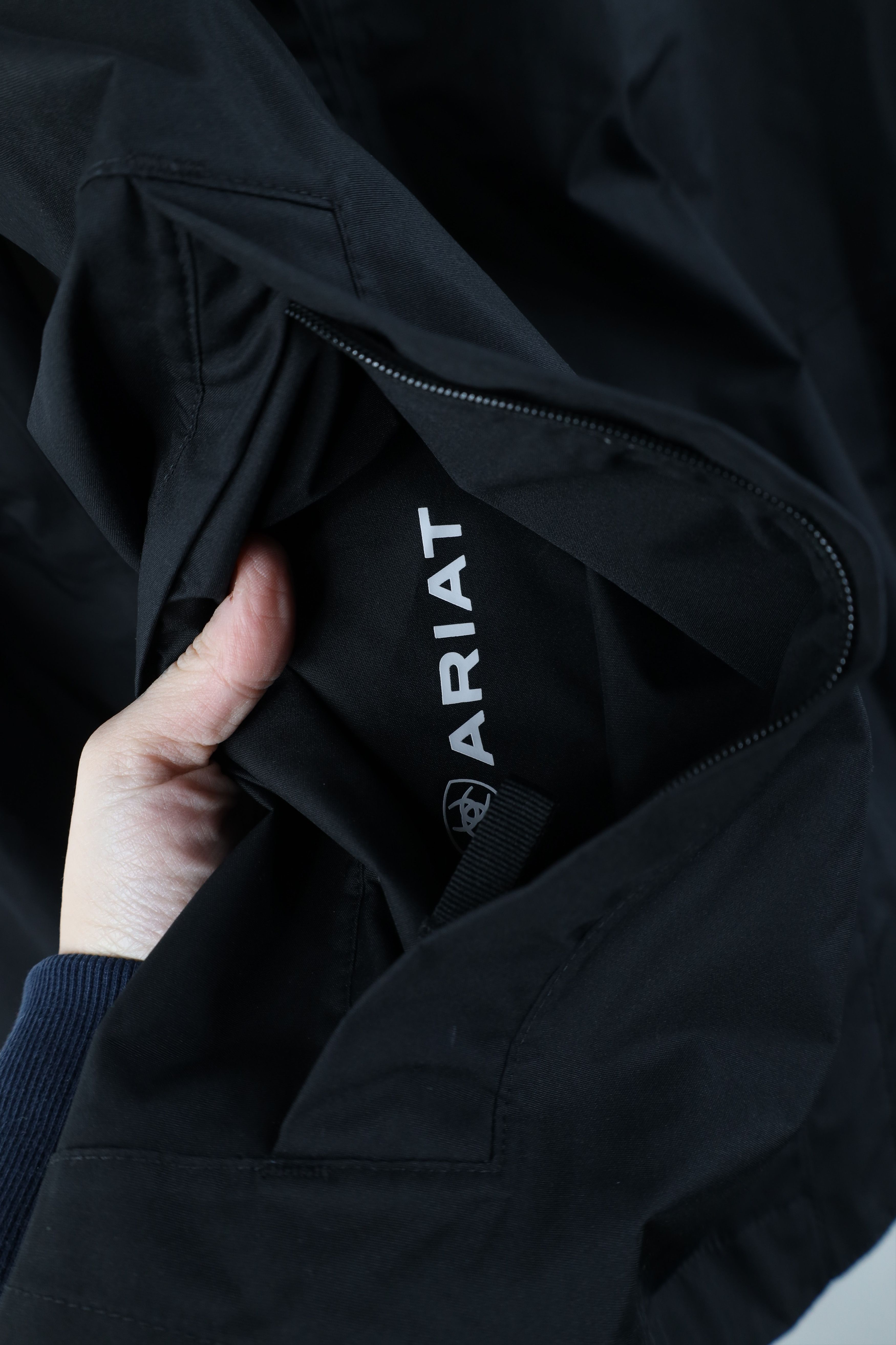 Ariat Ariat Ariattek Waterproof Hooded Full Zip Jacket Coat Black Size XL / US 12-14 / IT 48-50 - 6 Thumbnail