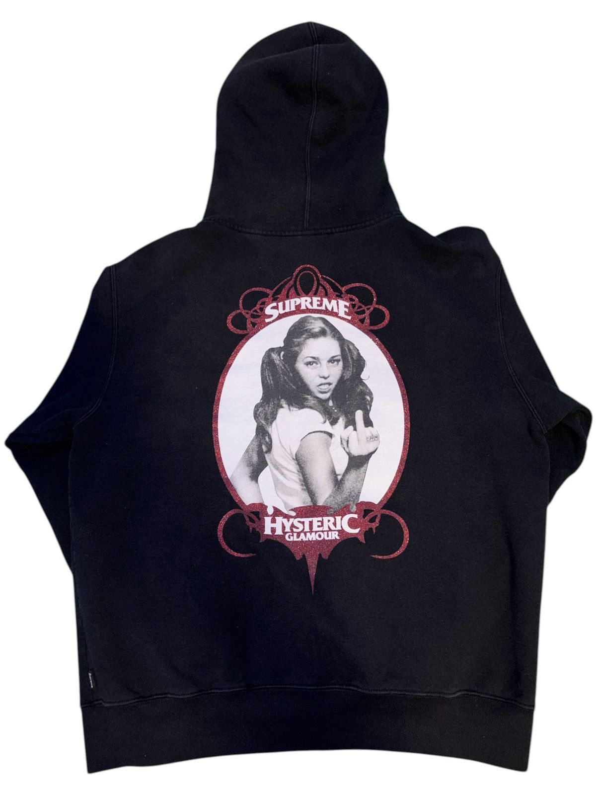 Hysteric Glamour × Supreme RARE HYSTERIC GLAMOUR X SUPREME GIRL ZIP UP HOODIE Size US M / EU 48-50 / 2 - 2 Thumbnail