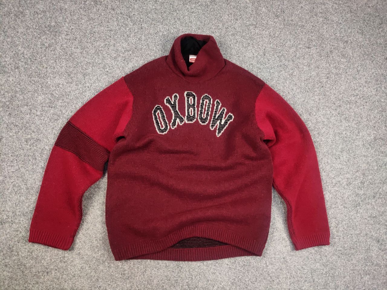 Oxbow OxBow Logo Vintage Oversized Red Knit Jumper Sweater Size US XL / EU 56 / 4 - 12 Thumbnail