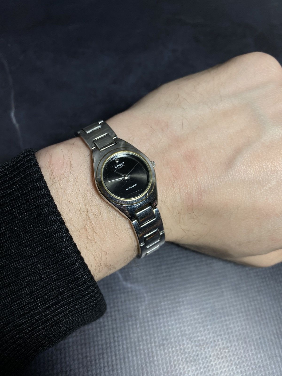 Casio Casio Simple Black Dial Watch, Japanese Brand Size ONE SIZE - 3 Thumbnail