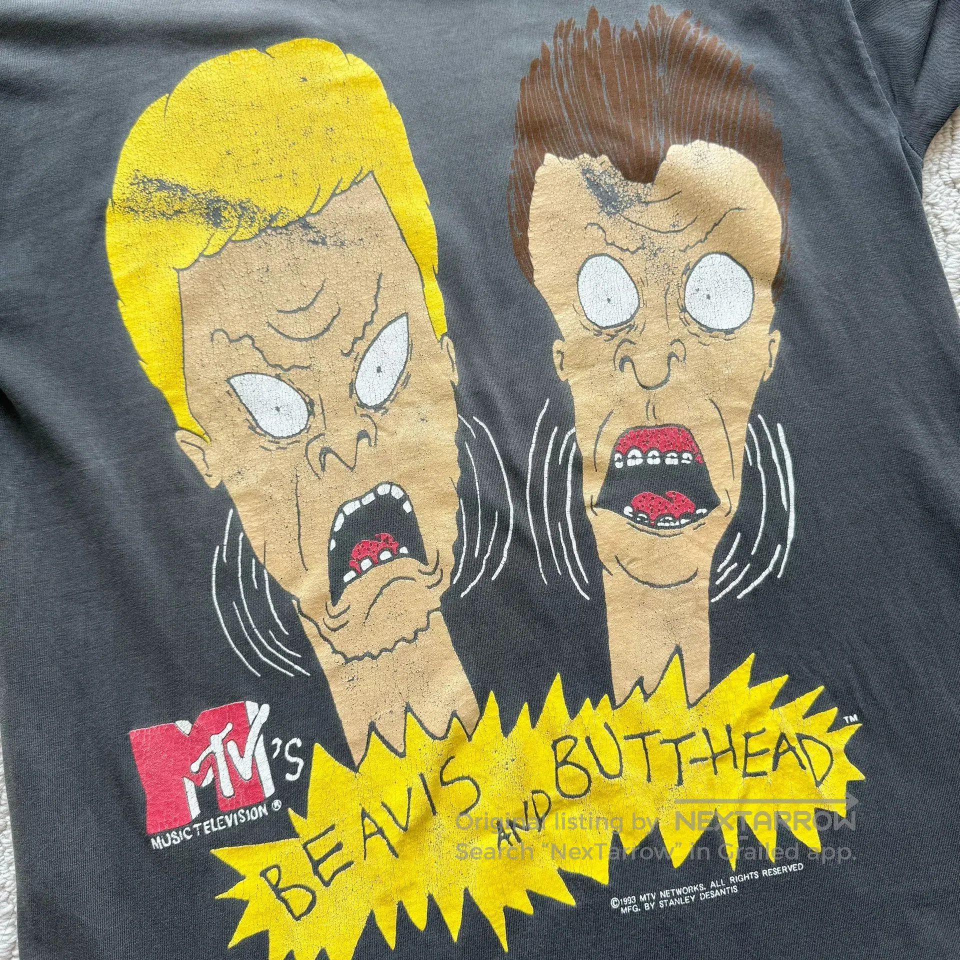 Vintage Vintage 1993 Beavis and Butthead Tee. Size US M / EU 48-50 / 2 - 4 Thumbnail