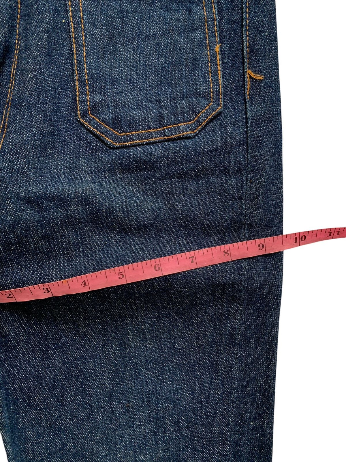Vintage Vintage 70's Mr campbell Denim flared Pants Size 24" / US 00 / IT 34 - 7 Thumbnail