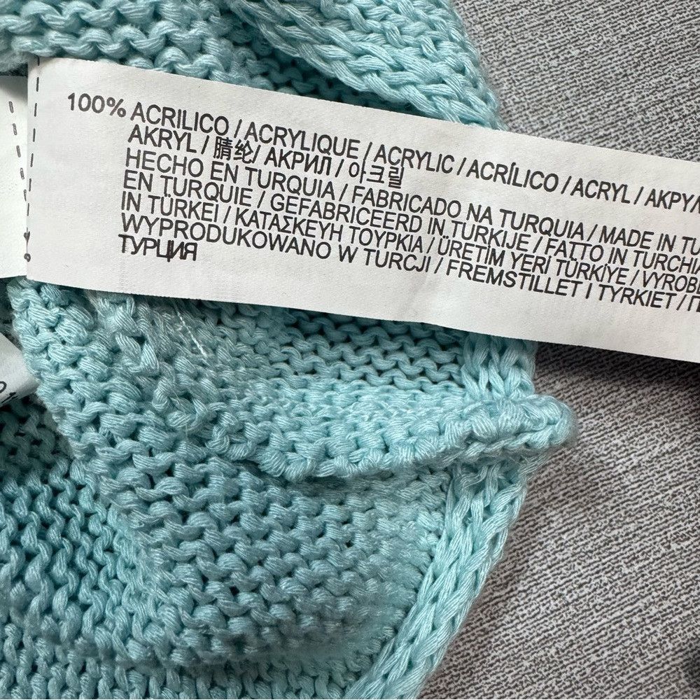 Zara Zara Knit Bat Sleeve Light Blue Sweater Size M Size M / US 6-8 / IT 42-44 - 6 Thumbnail
