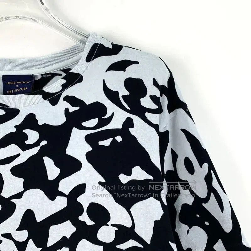 Louis Vuitton Louis Vuitton Men's Light Blue Cotton T-Shirt . Size US S / EU 44-46 / 1 - 3 Thumbnail
