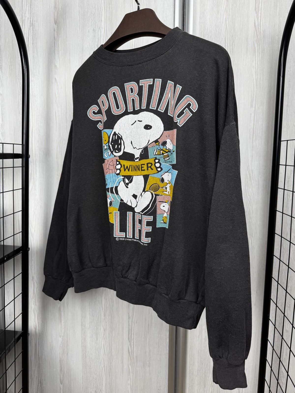 Vintage Snoopy Sportswear vintage 1958 SPORTING LIFE sweatshirt Size US XL / EU 56 / 4 - 6 Thumbnail