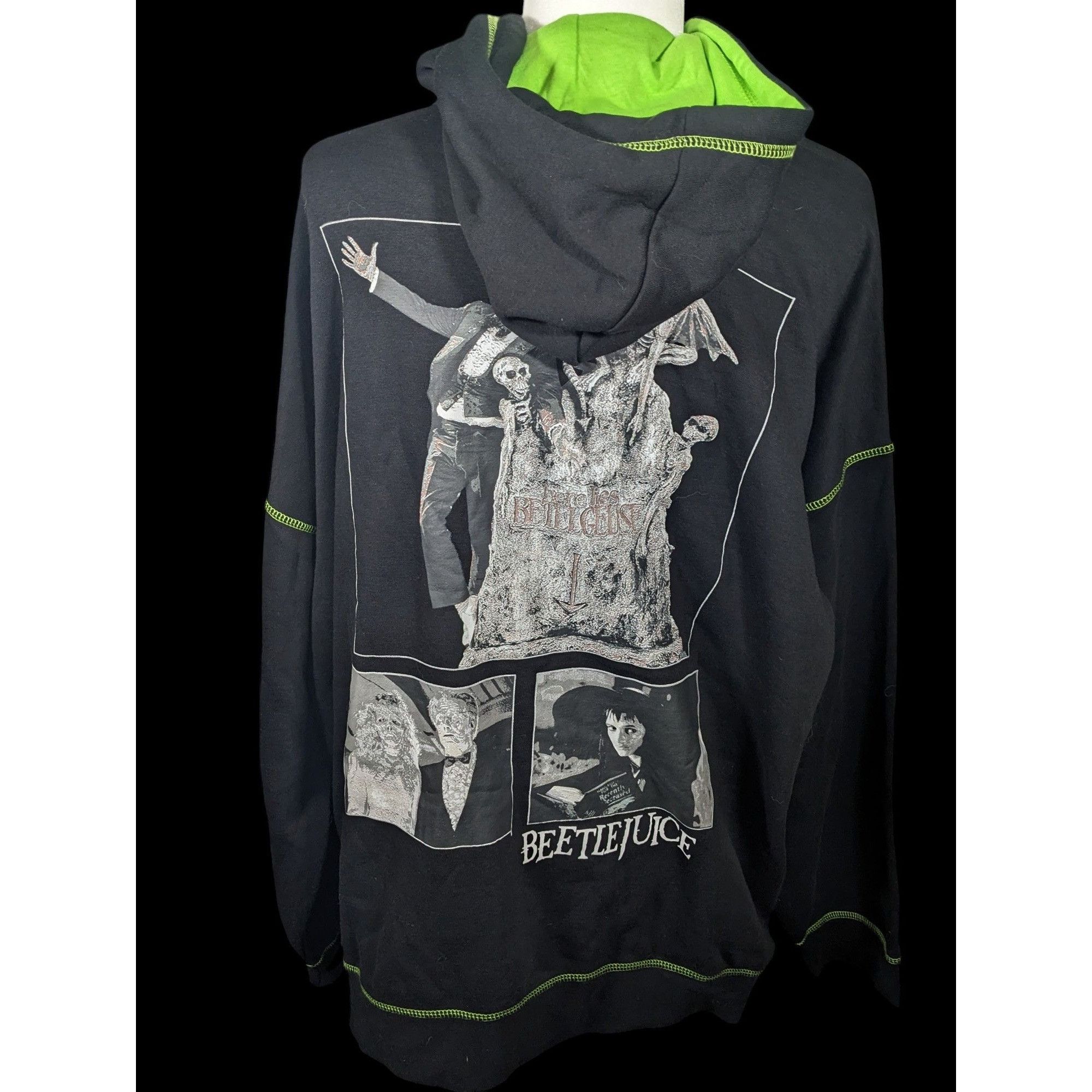 Other Beetlejuice Full Zip Hoodie Size XL / US 12-14 / IT 48-50 - 4 Thumbnail