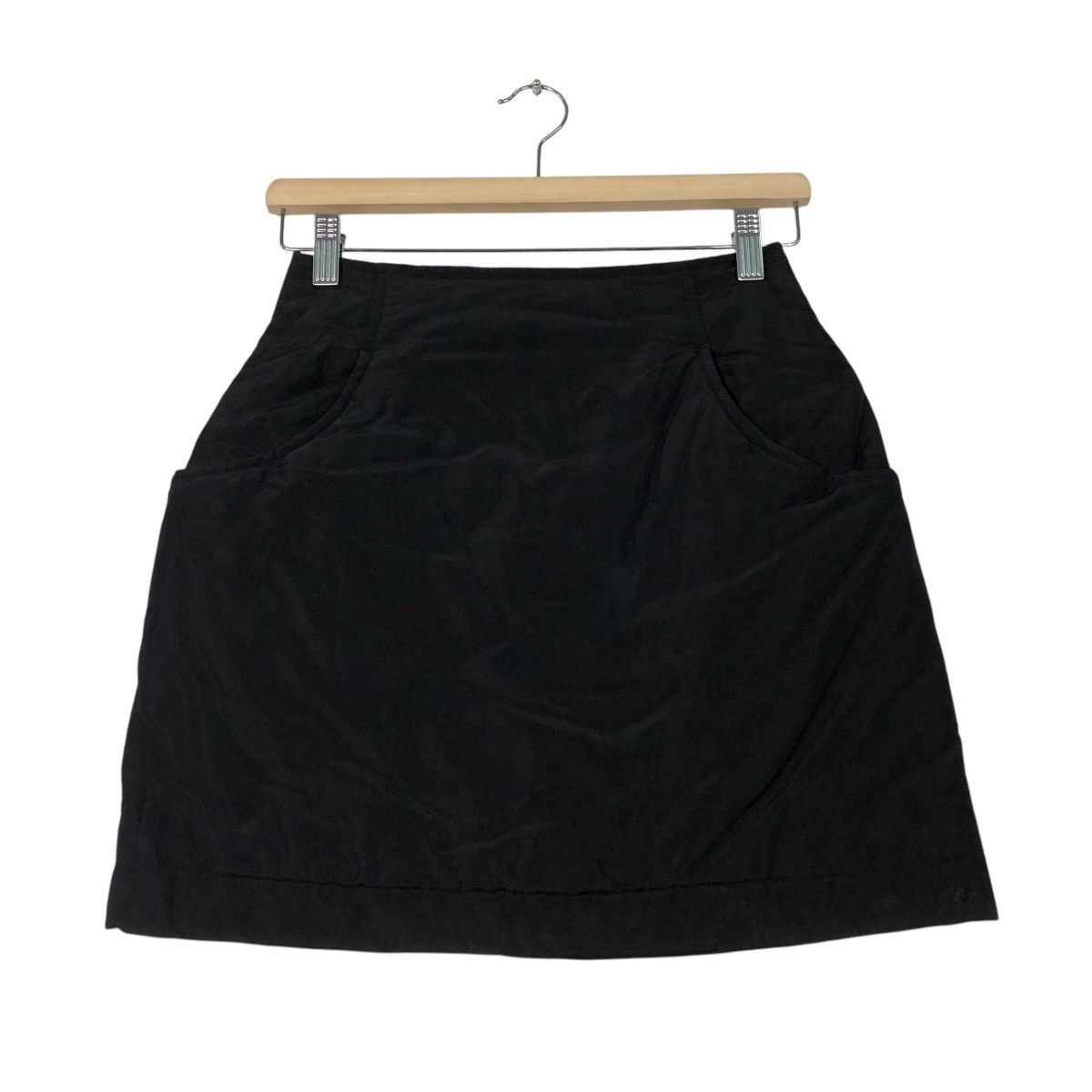 Yohji Yamamoto 🔥RICH BLACK MINI SHORT SKIRT Y’S YOHJI YAMAMOTO Size 26" / US 2 / IT 38 - 3 Thumbnail