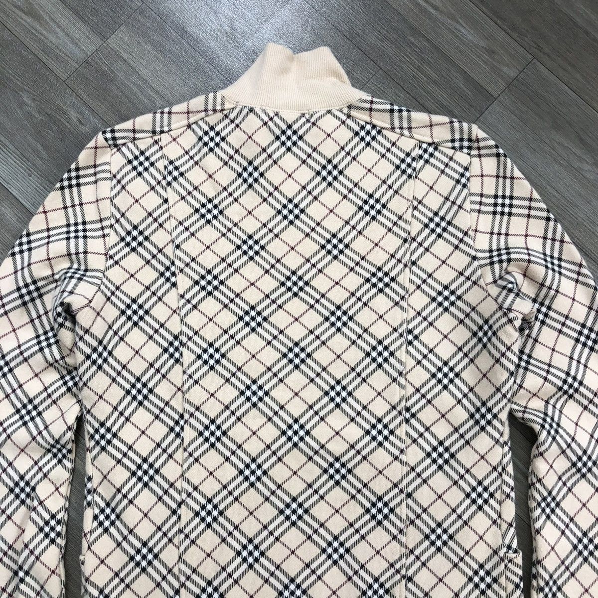 Burberry × Designer Vintage Burberry Nova Check Blue Label Full Zip Track Jacket Size US M / EU 48-50 / 2 - 14 Thumbnail