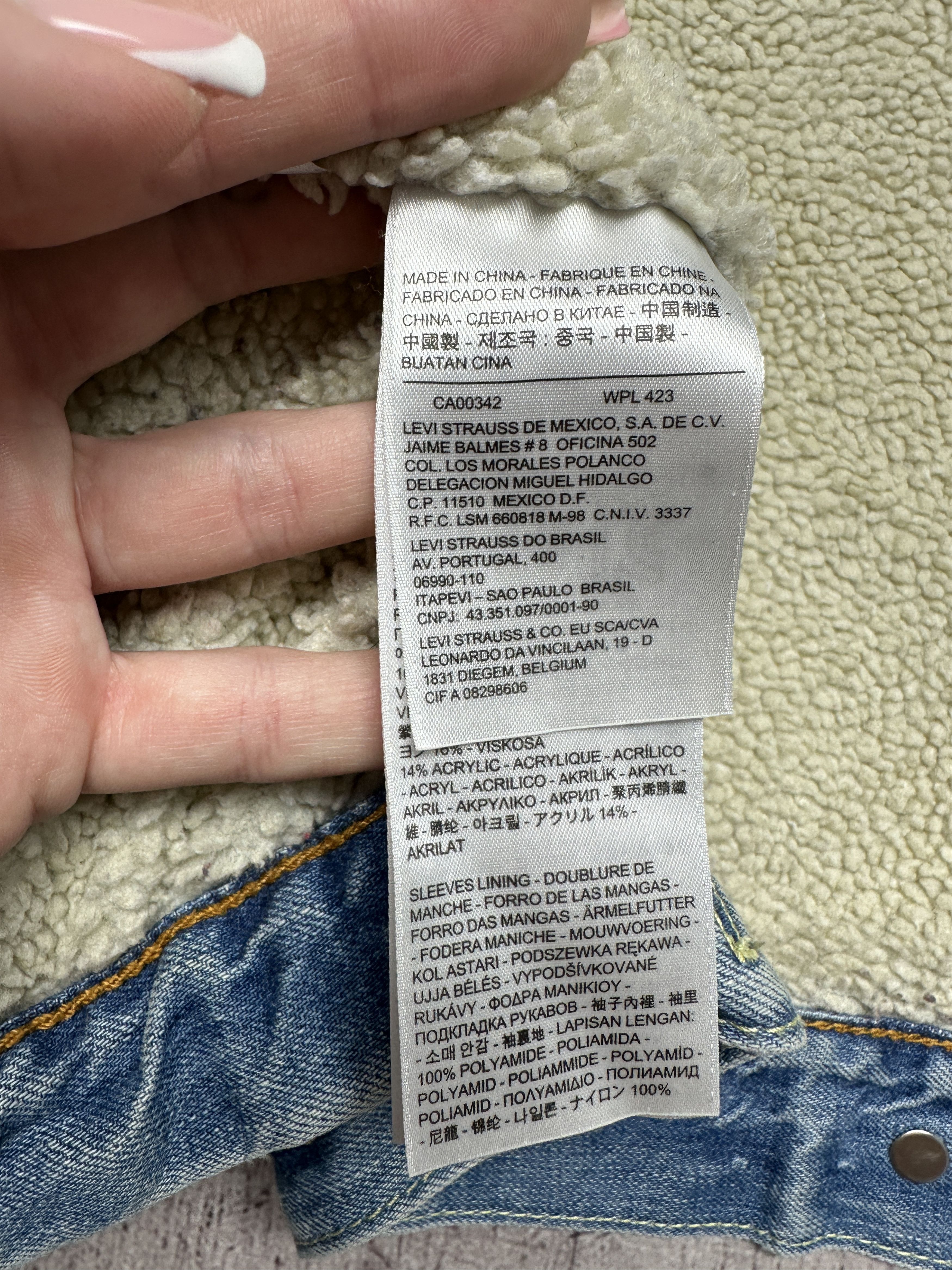 Levi's Levi's Vintage Mens Denim Sherpa Jacket Size US S / EU 44-46 / 1 - 6 Thumbnail