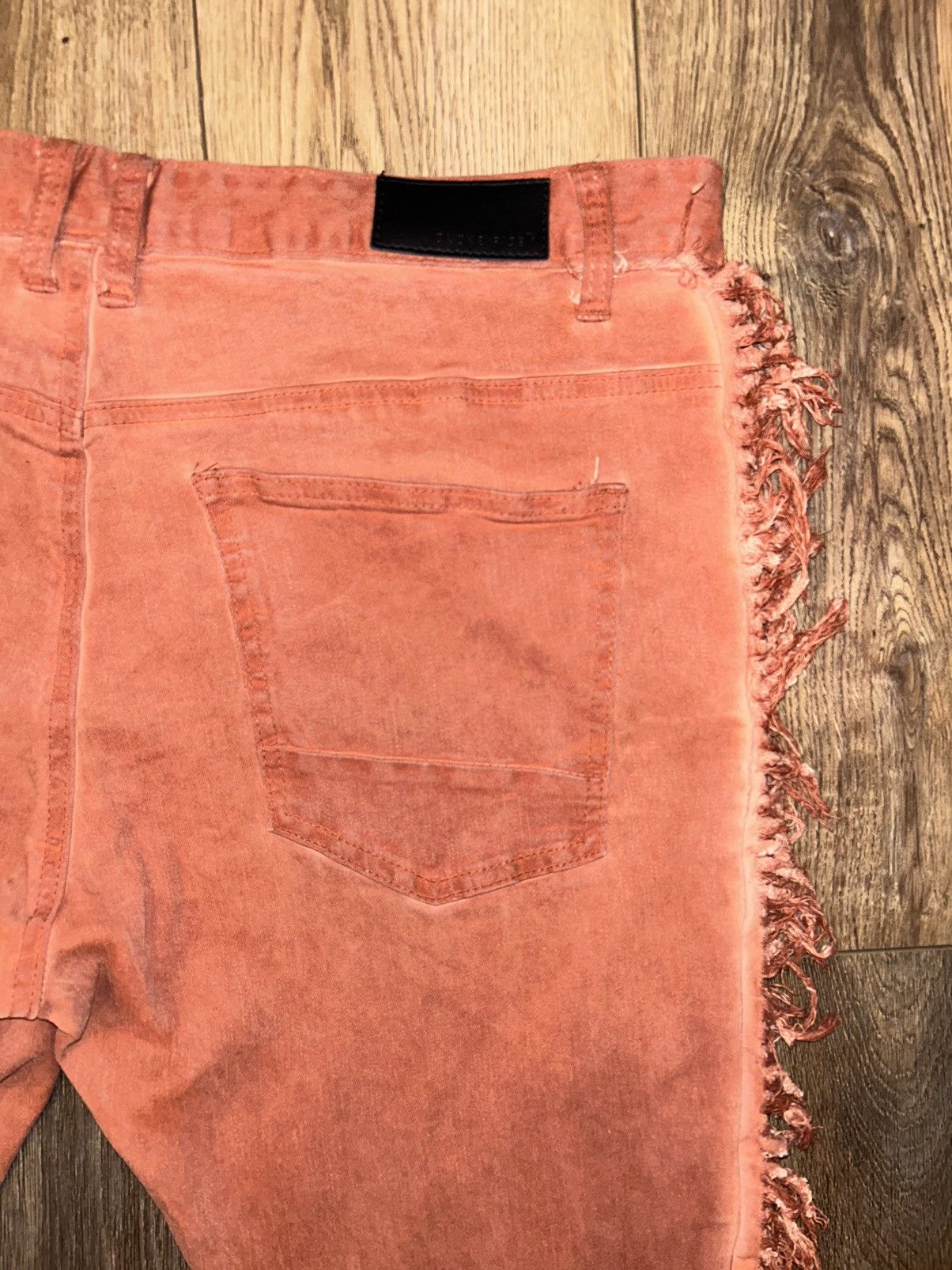 Designer × Smoke Rise Smoke Rise Red Stacked Denim US 36x36 Size US 36 / EU 52 - 4 Thumbnail
