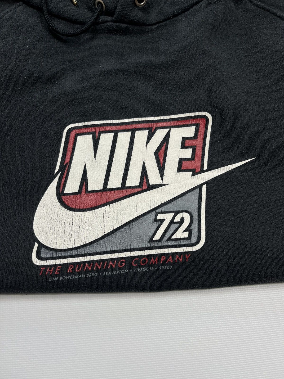 Nike Vintage Nike 72 The Running Company Graphic Hoodie Size US M / EU 48-50 / 2 - 6 Thumbnail