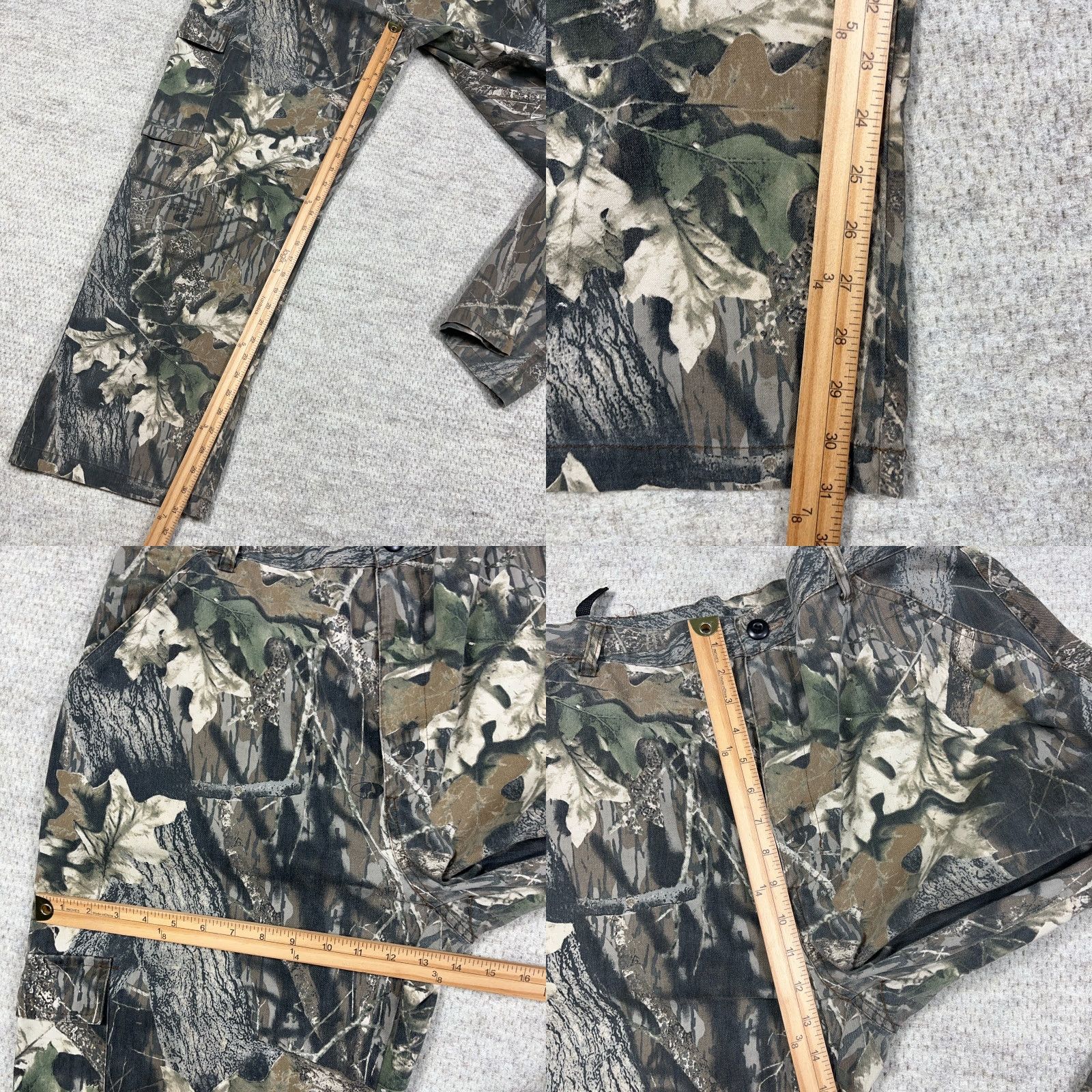 Vintage VINTAGE Mossy Oak Cargo Pants Men 36x31 Camouflage 5-Pocket Canvas Cotton Baggy Y2K 90s Modern American 90s Mens Size US 33 - 8 Thumbnail