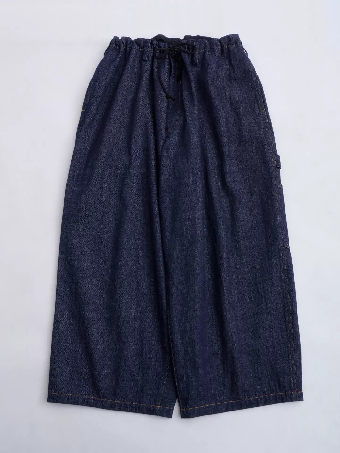 Yohji Yamamoto Yohji Yamamoto Y’s for men Drawstring Denim Baggy Work Size US 34 / EU 50 - 7 Thumbnail