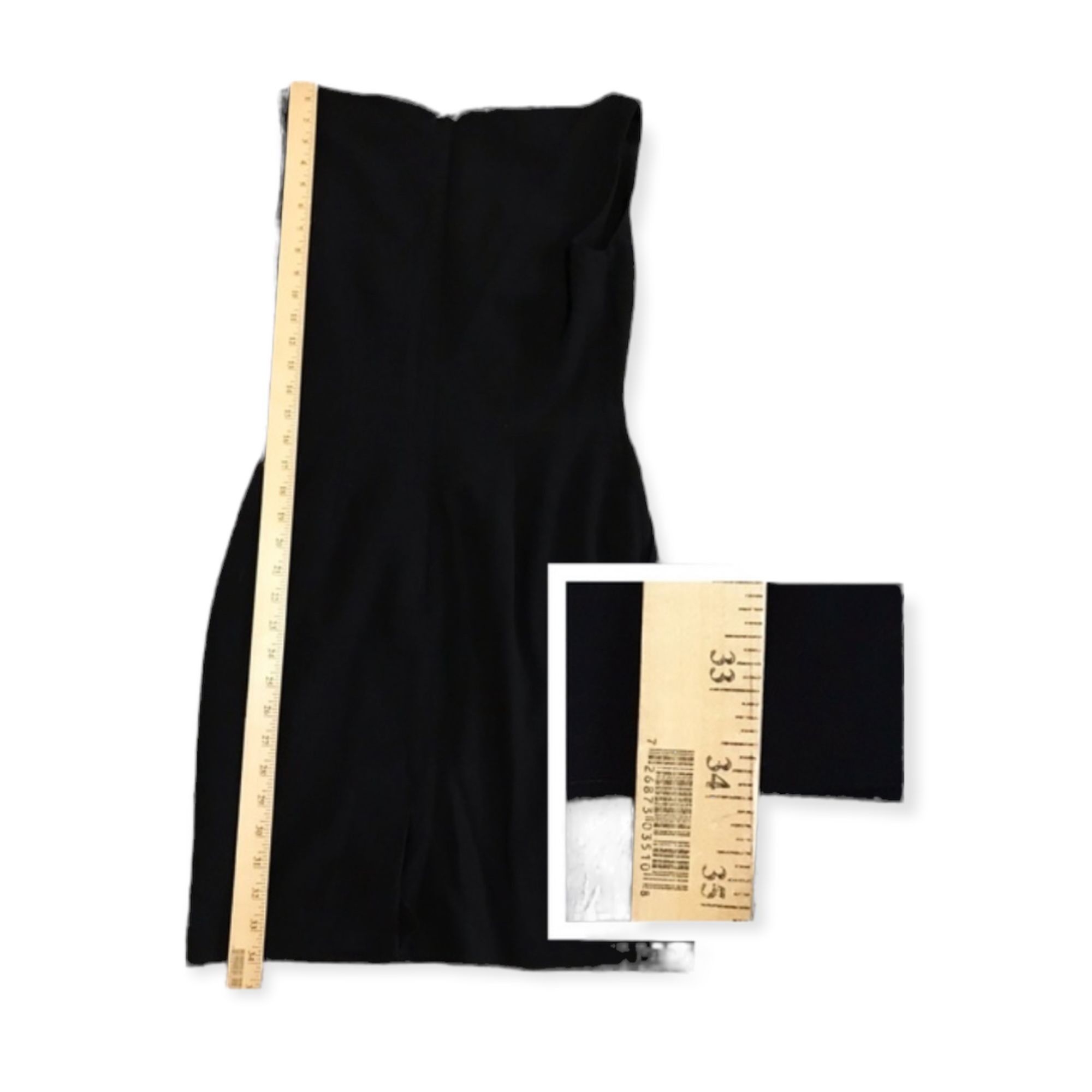 Donna Karan Vintage Donna Karan Black Wool Dress Size 4 Sleeveless USA M Size S / US 4 / IT 40 - 14 Thumbnail