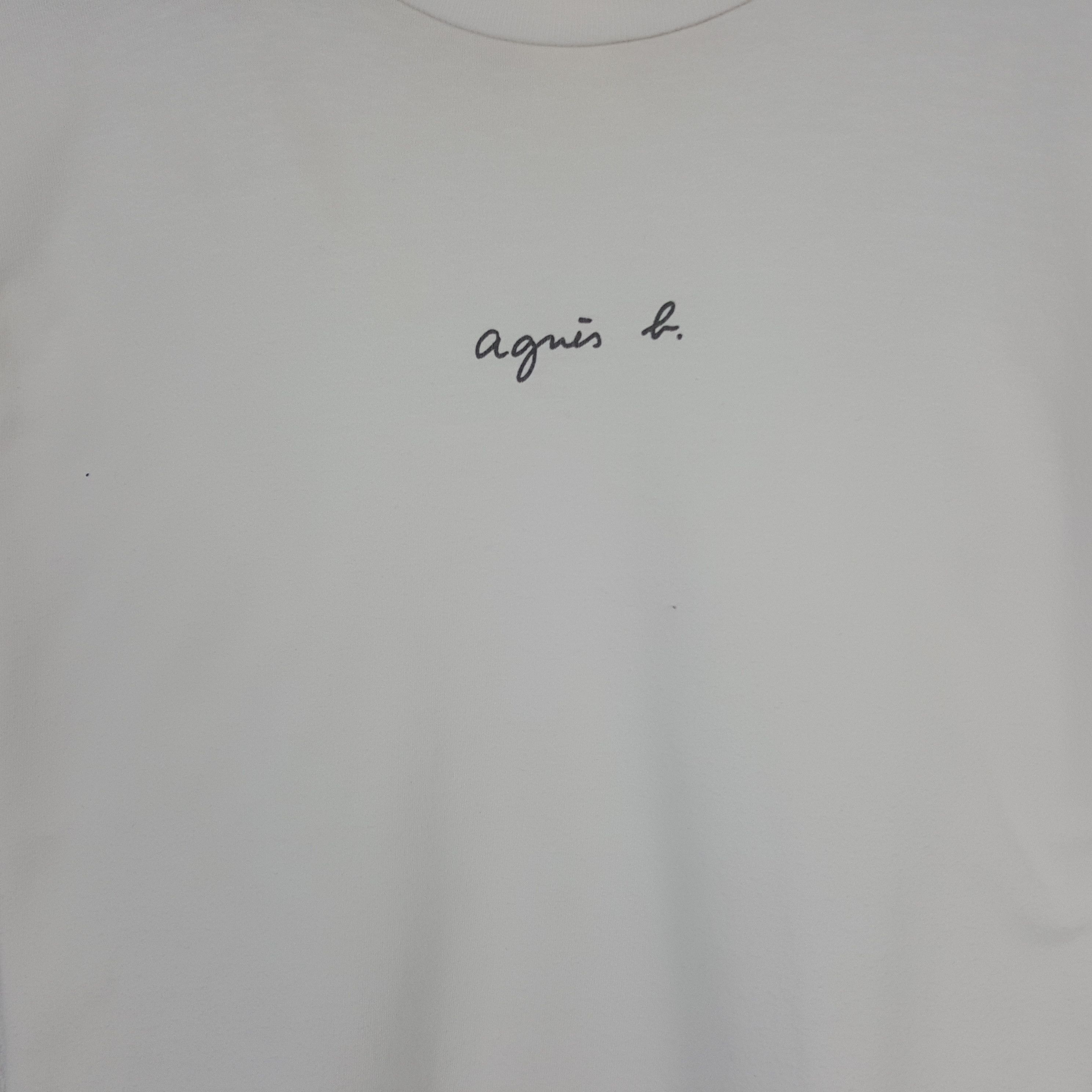agnes b. Vintage Agnes b Paris Centre Logo Tshirt Size US M / EU 48-50 / 2 - 2 Thumbnail