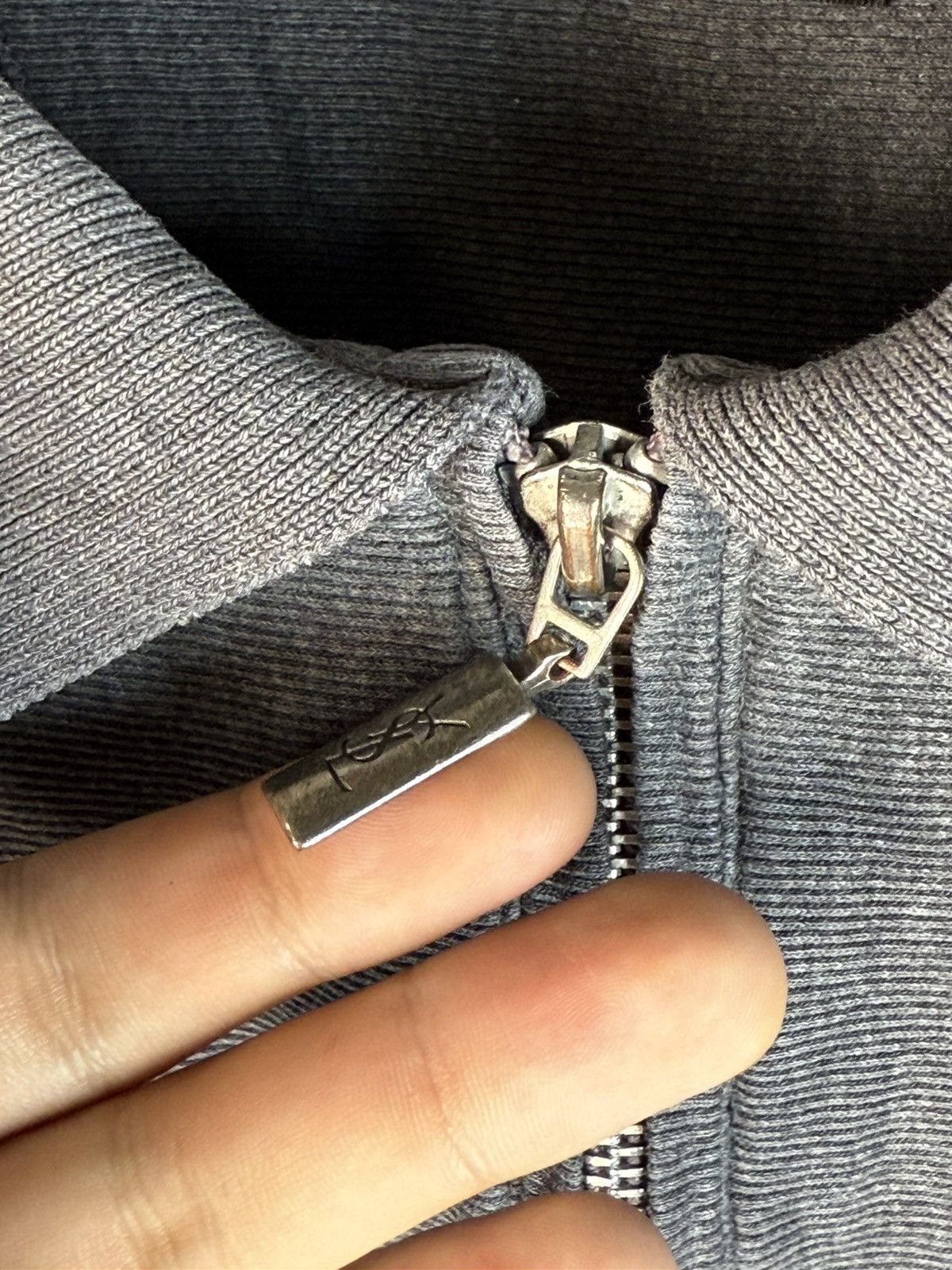 Yves Saint Laurent 90s YSL Polo Shirt Grey YSL Shirt YSL Tee Size US XL / EU 56 / 4 - 9 Thumbnail