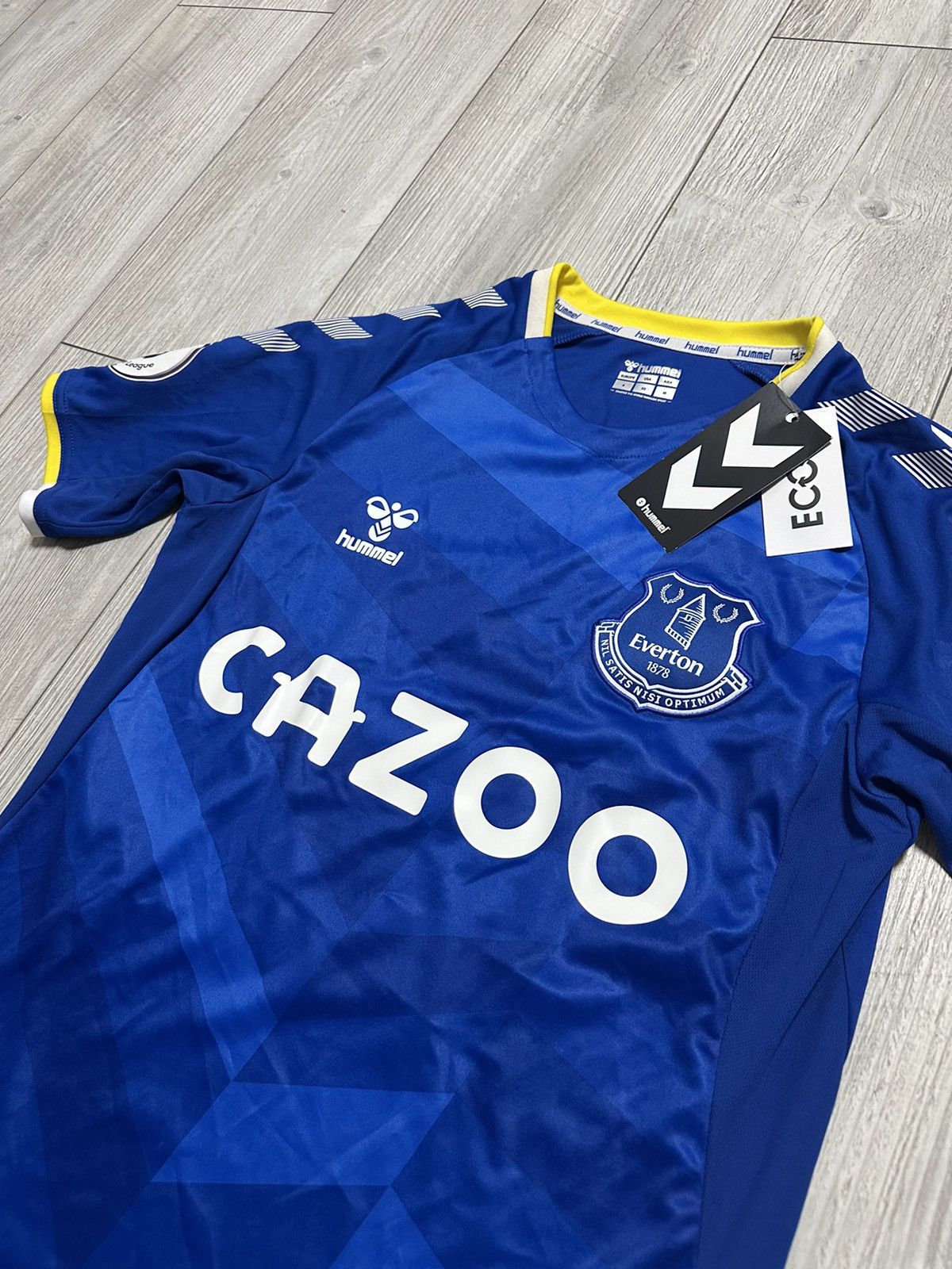 Hummel New Hummel Calvert-Lewin Everton Jersey Signed Shirt 20-21 Size US S / EU 44-46 / 1 - 4 Thumbnail