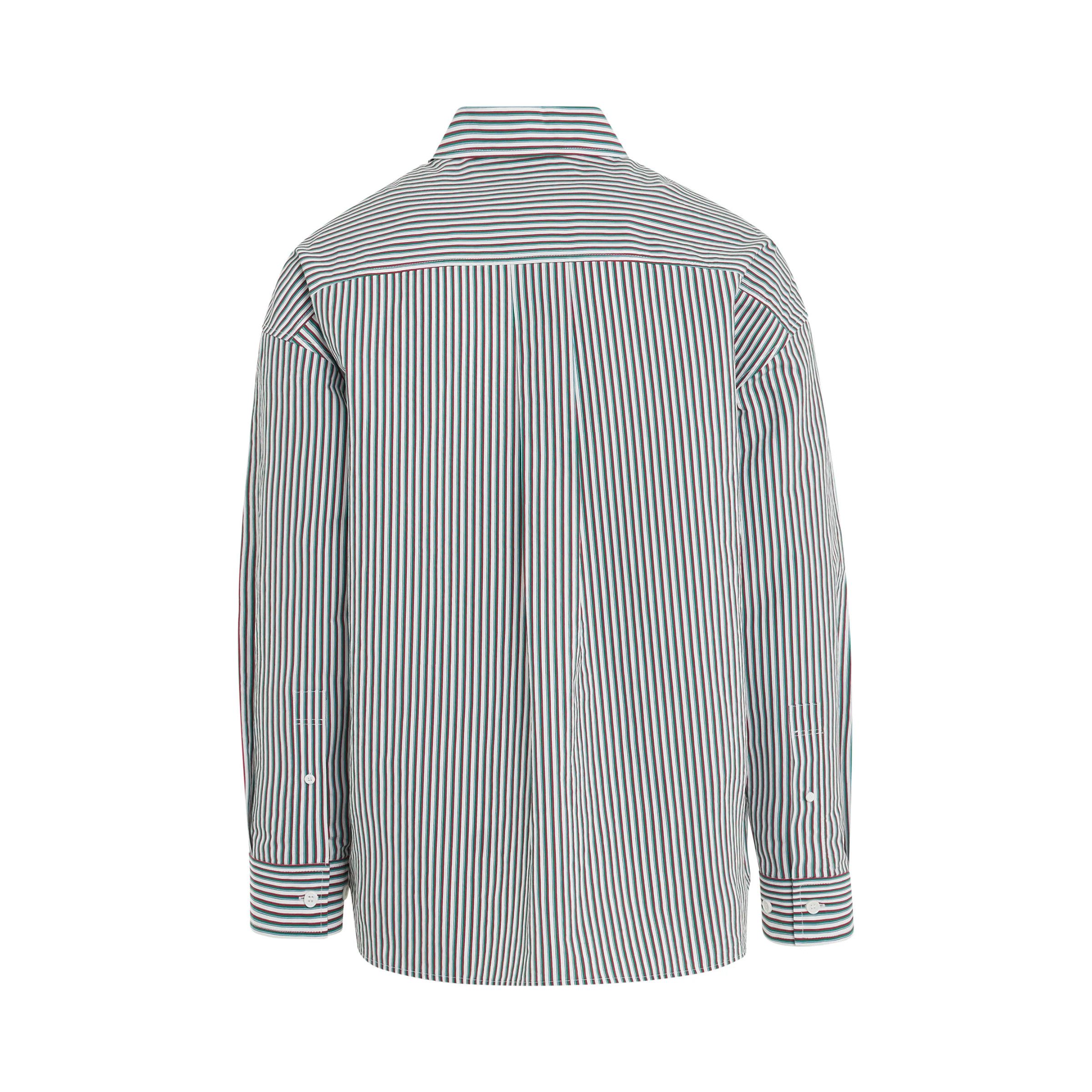 Juun.J o1mris0824 Stripe Classic Shirt in White Size US S / EU 44-46 / 1 - 4 Thumbnail