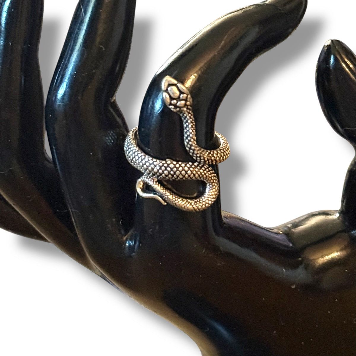 Other Silver tone slithering snake ring Size ONE SIZE - 2 Thumbnail