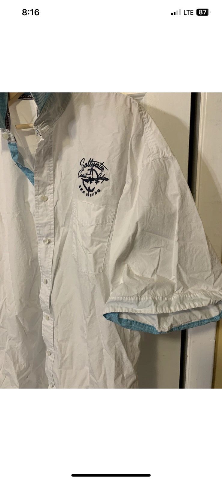 Other LERROS SHIRTS Sails Boating Saltwater Mens Sz 2XL White Blue Size US XXL / EU 58 / 5 - 8 Thumbnail