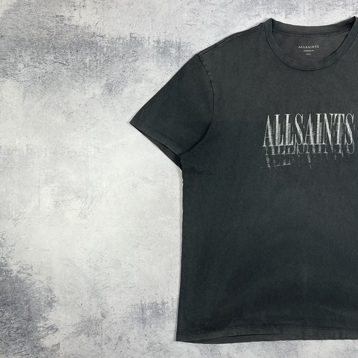 Allsaints Designer Allsaints Imprint y2k big logo oversize faded tee Size US S / EU 44-46 / 1 - 4 Thumbnail