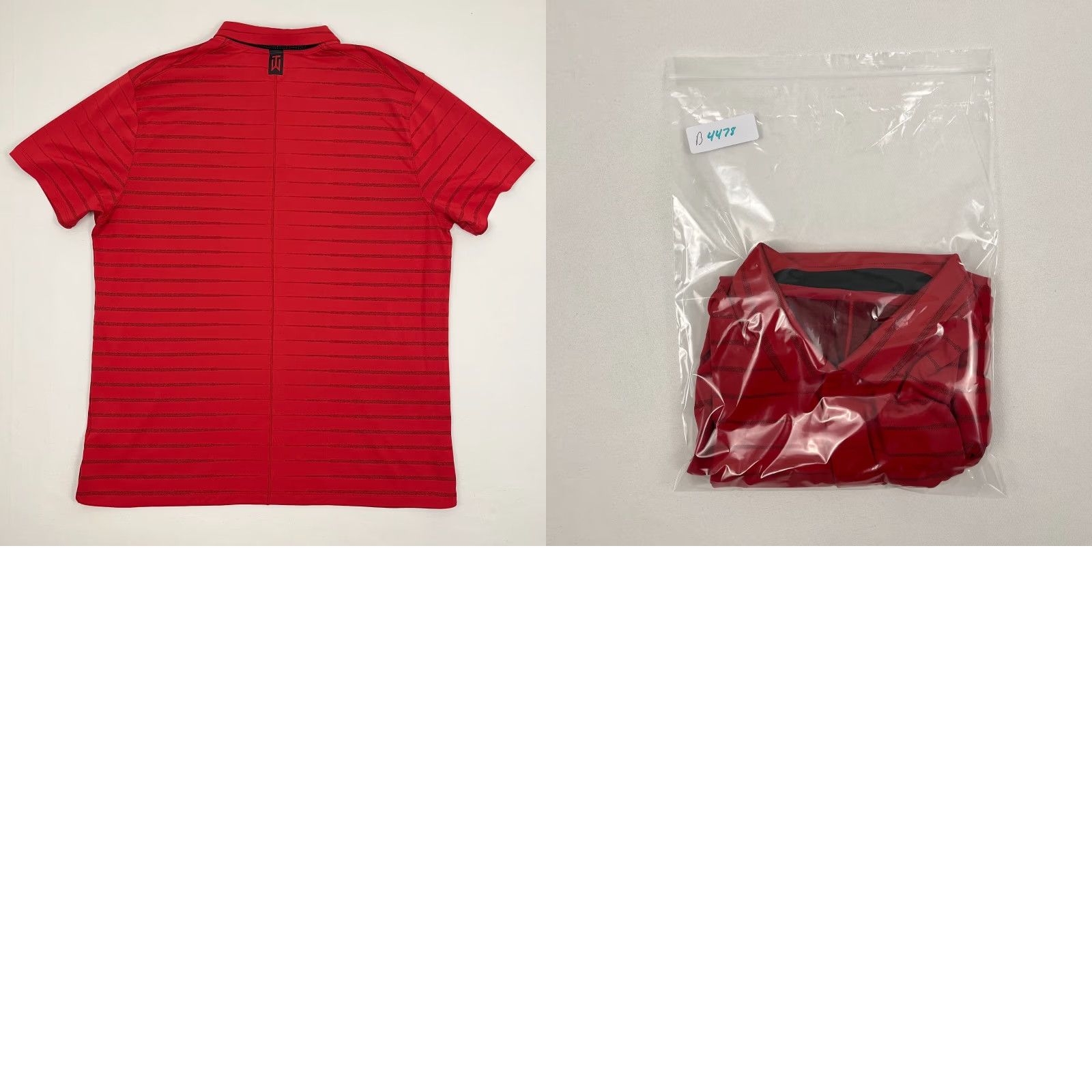 Nike **Nike Tiger Woods Dri-Fit Golf Shirt Mens XL Red Snap Collar** User: Nike Tiger Woods Dri-Fit Golf Shirt Mens XL Red Snap Collar Size US XL / EU 56 / 4 - 8 Thumbnail
