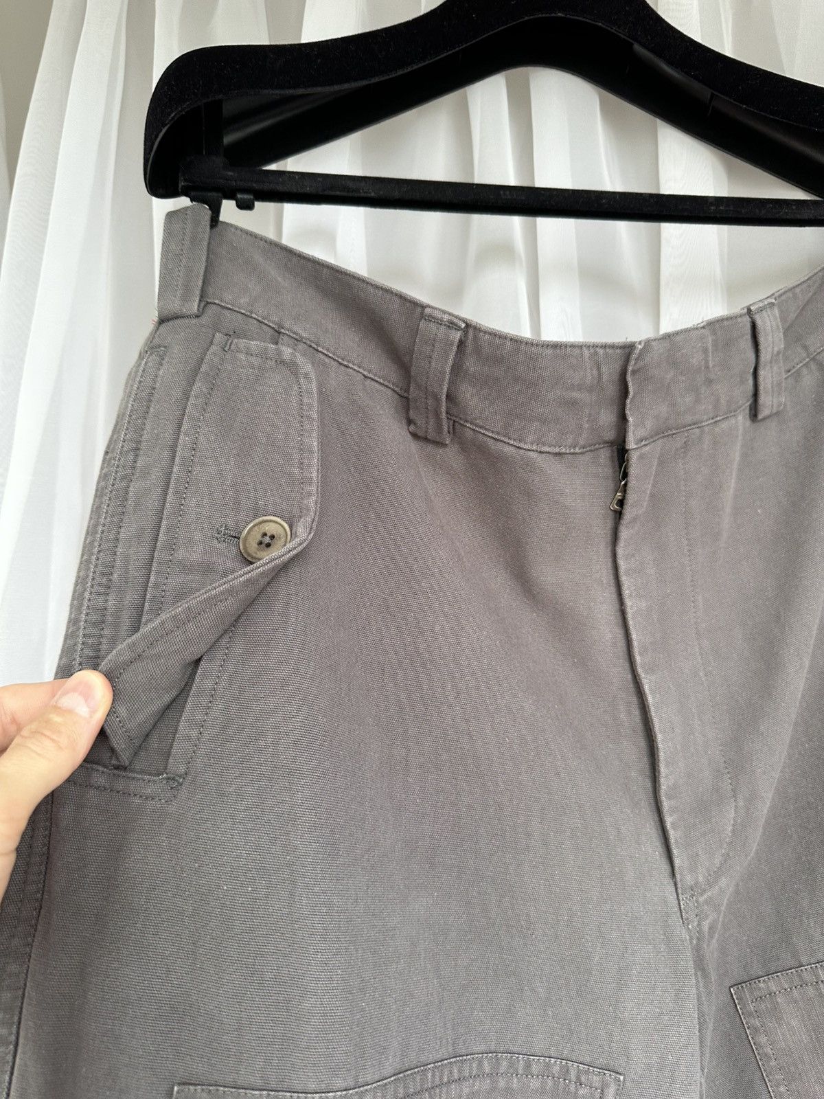 Prada PRADA FW 2006 Combat Cargo Pants Vintage Cotton wide wool Size US 32 / EU 48 - 11 Thumbnail