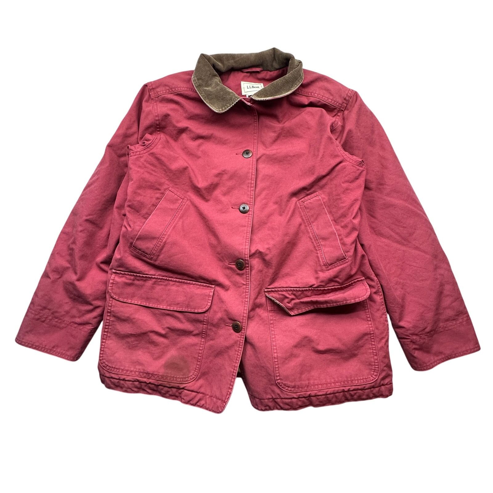 L.L. Bean LL Bean WY28 Adirondack Quilt Lined Barn Coat Womens Large Size L / US 10 / IT 46 - 1 Thumbnail