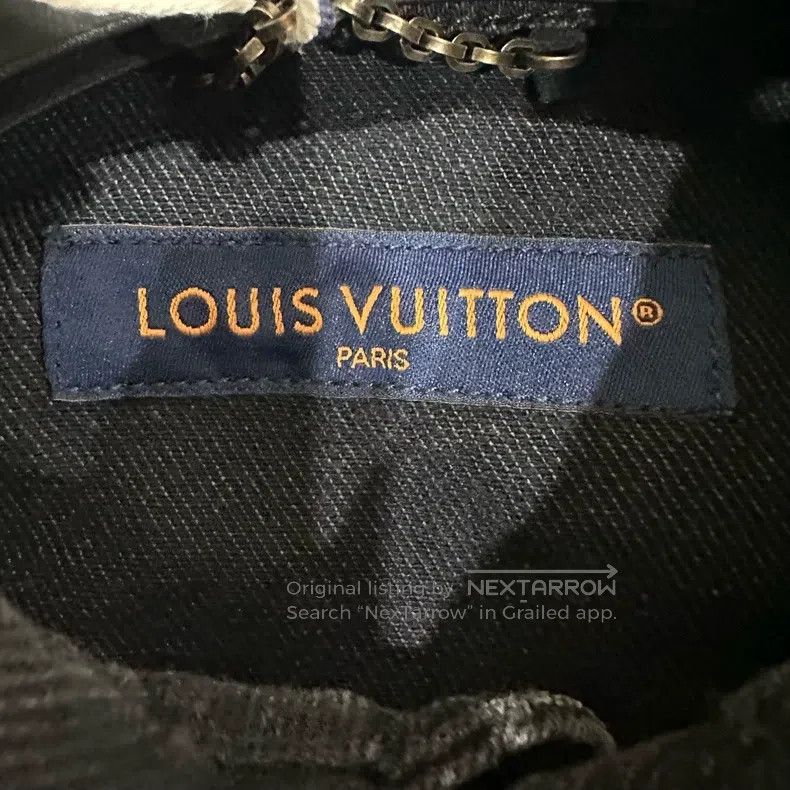 Louis Vuitton Louis Vuitton Embossed logo denim jacket Size US XXL / EU 58 / 5 - 4 Thumbnail