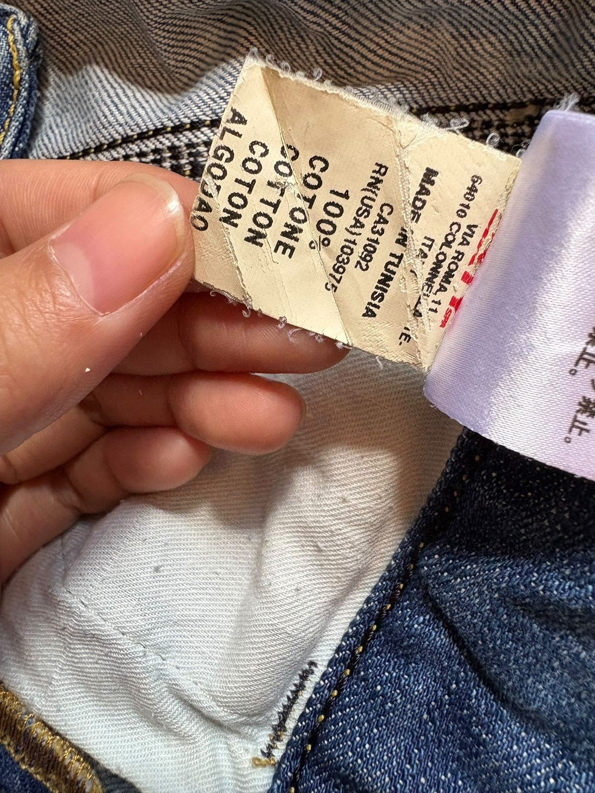 Japanese Brand Vintage Japanese Brand Bleached Acid Wash Ripped Baggy Jeans Size US 31 - 11 Thumbnail