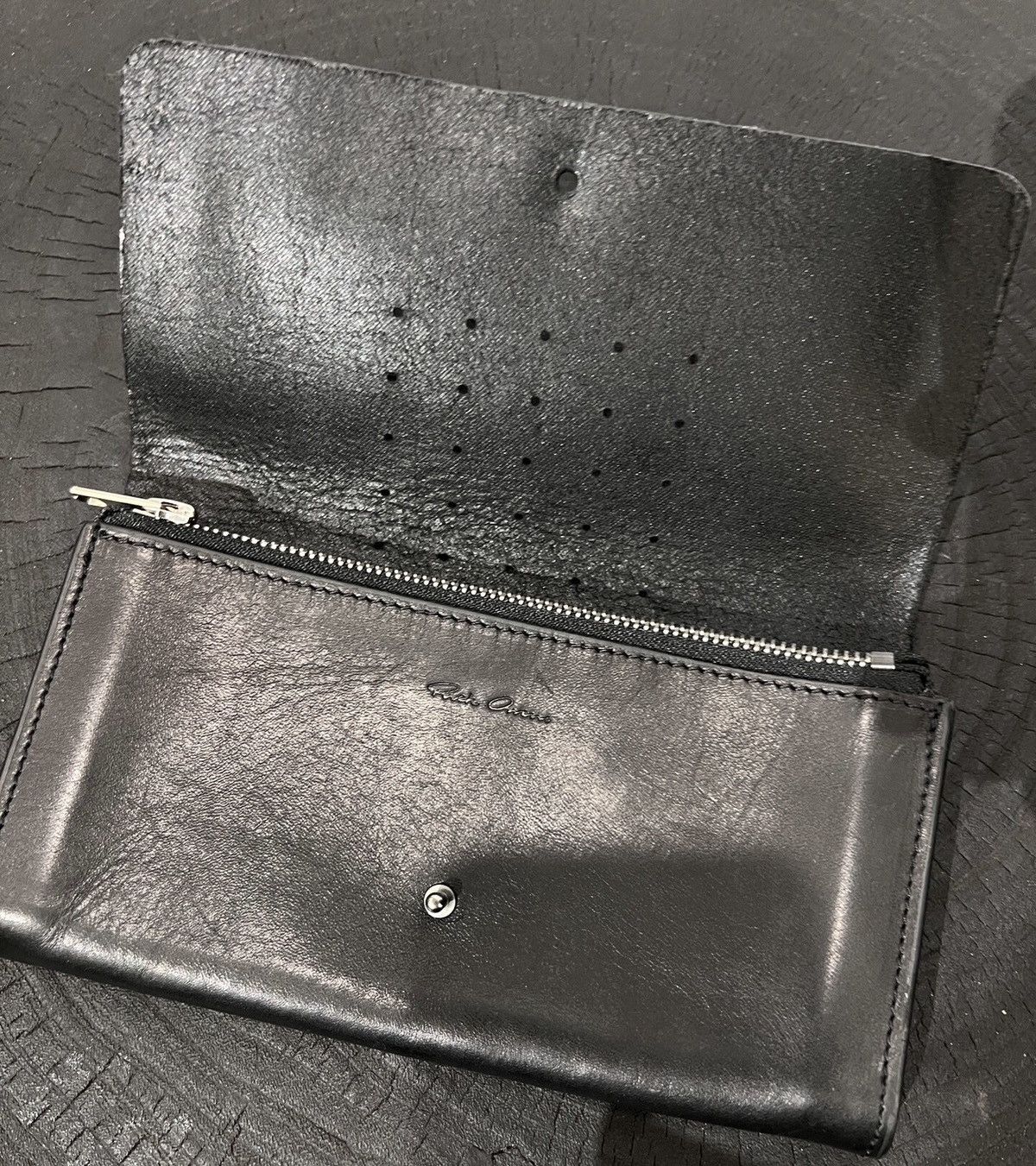 Rick Owens Rick Owens Calfskin Coin Purse / Clutch Bag Leather Bag Size ONE SIZE - 3 Thumbnail